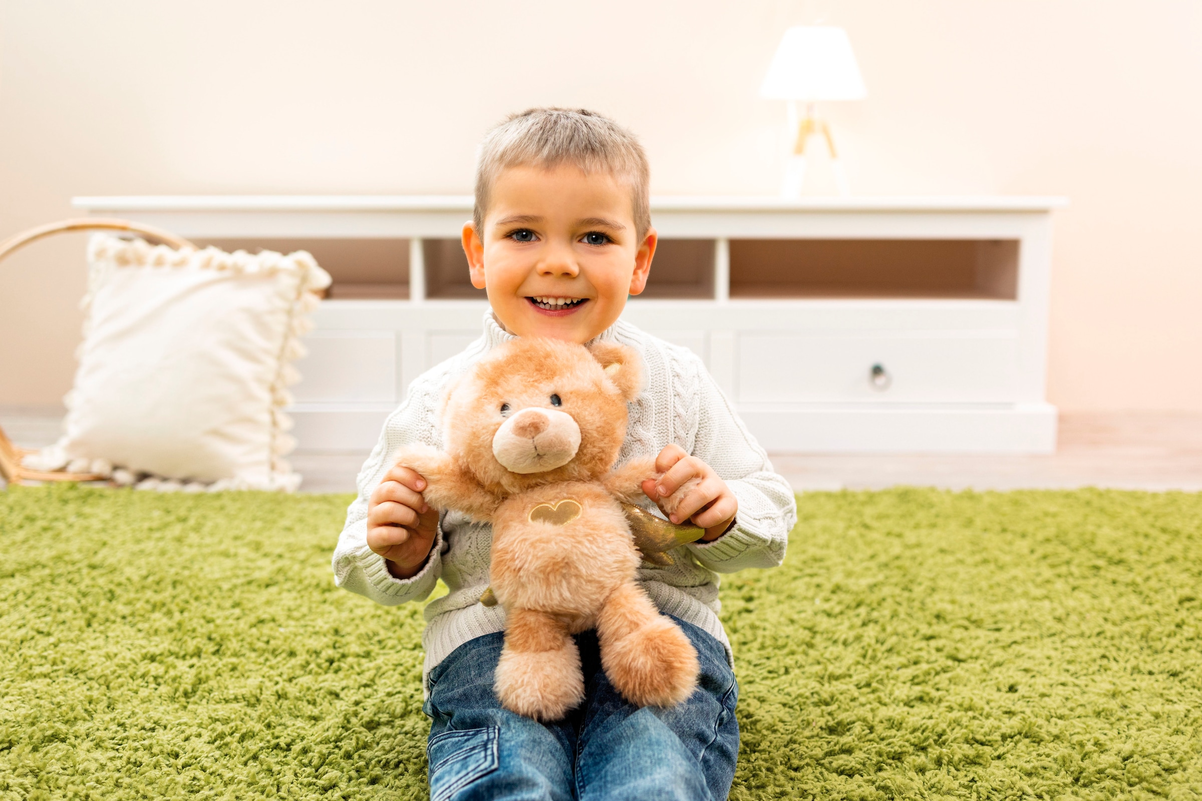 Nici Kuscheltier »Schutzengel Bär La La Bearie 28 cm«, mit goldenem Herz & Flügeln in Geschenkbox