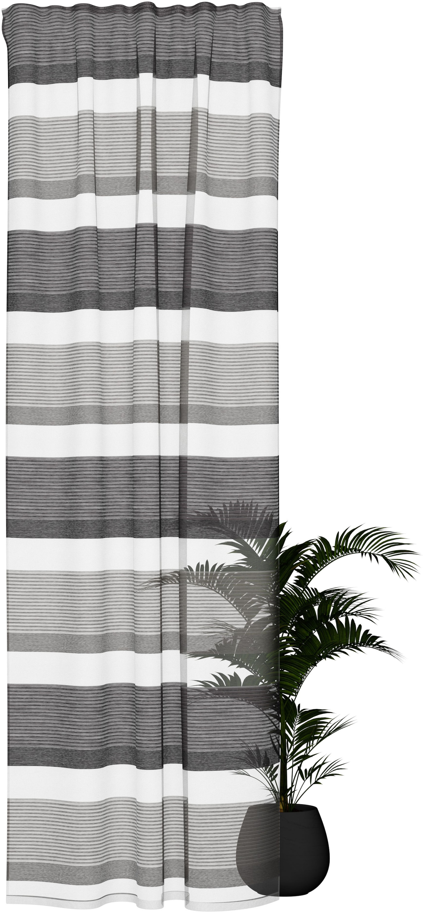 HOMING Vorhang »Kamar« verdeckte Schlaufen 1 Stk. tlg. Fertigschal Kamar