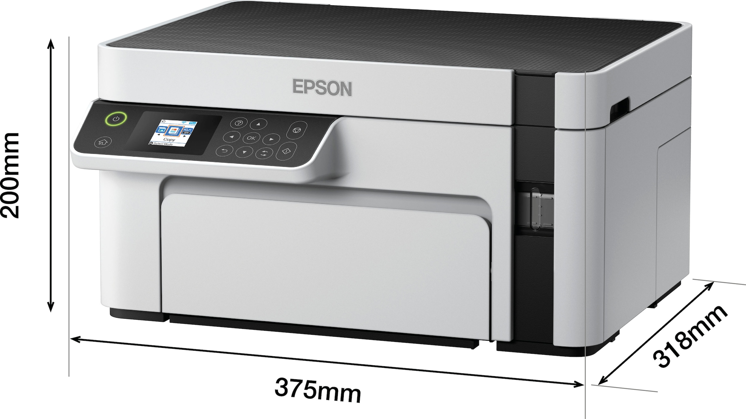 Epson Tintenstrahldrucker »EcoTank ET-M2120« DIN-A4-Schwarzweiß-Multifunktions-Tintentankdrucker