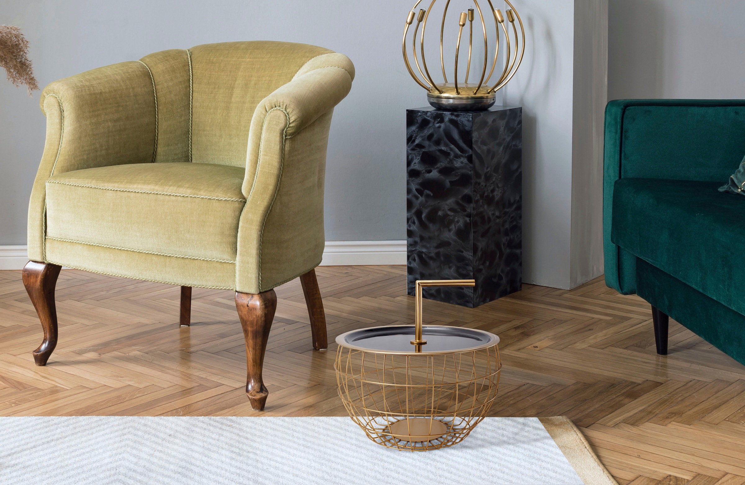 Kayoom Beistelltisch »Art Deco 500, Abstelltisch aus Metall,funktional und günstig online kaufen