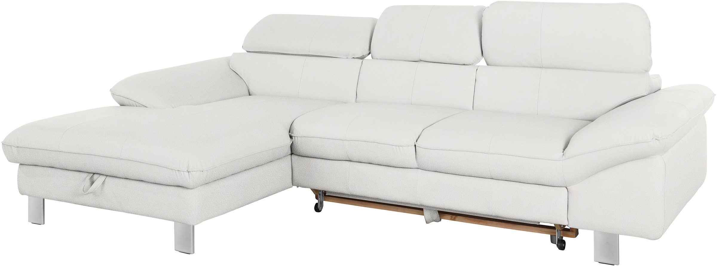 COTTA Ecksofa Driver, mit Kopfteilverstellung, wahlweise mit Bettfunktion
