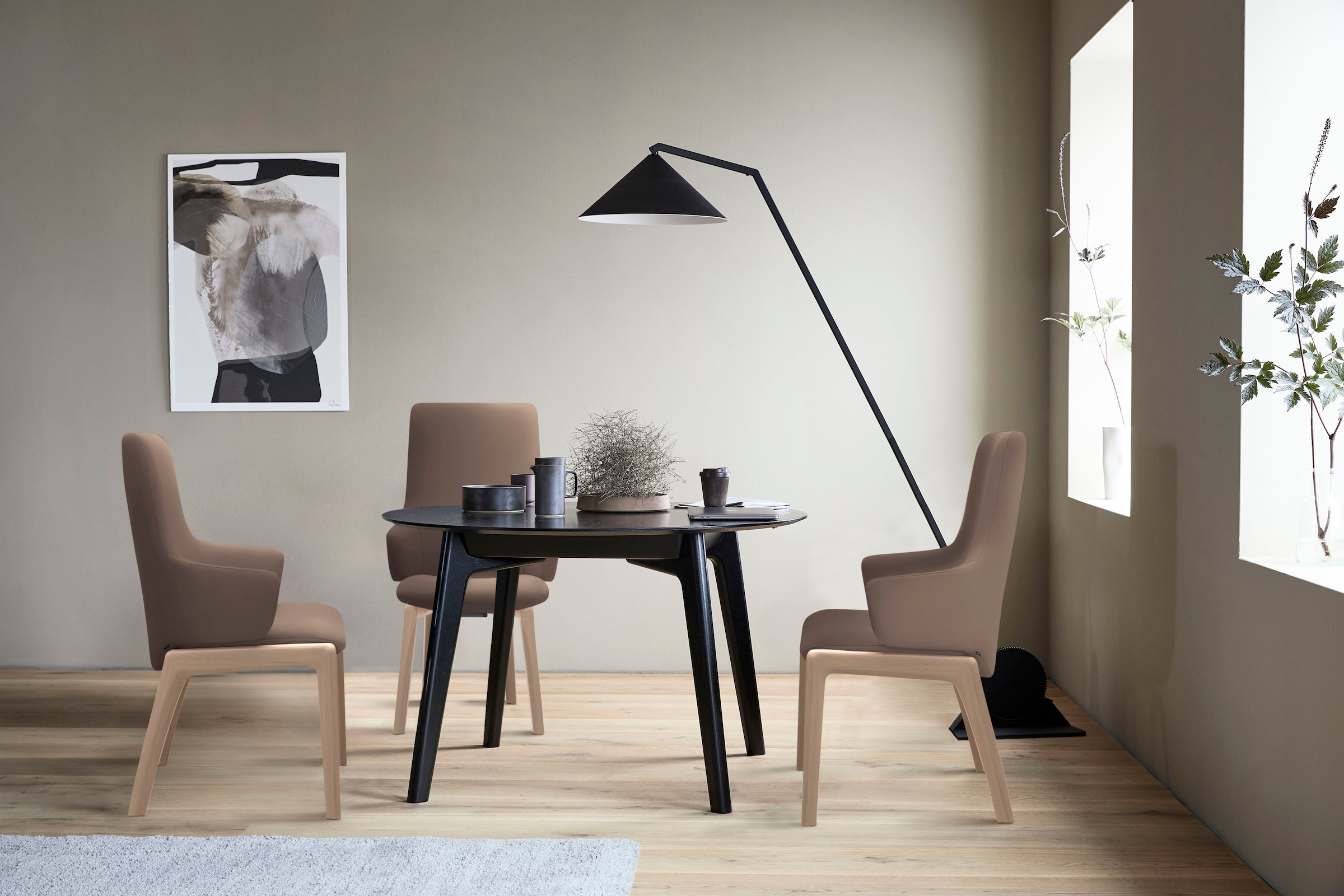 Stressless® Polsterstuhl »Laurel« () High Back mit Armlehne, Größe L, mit a günstig online kaufen