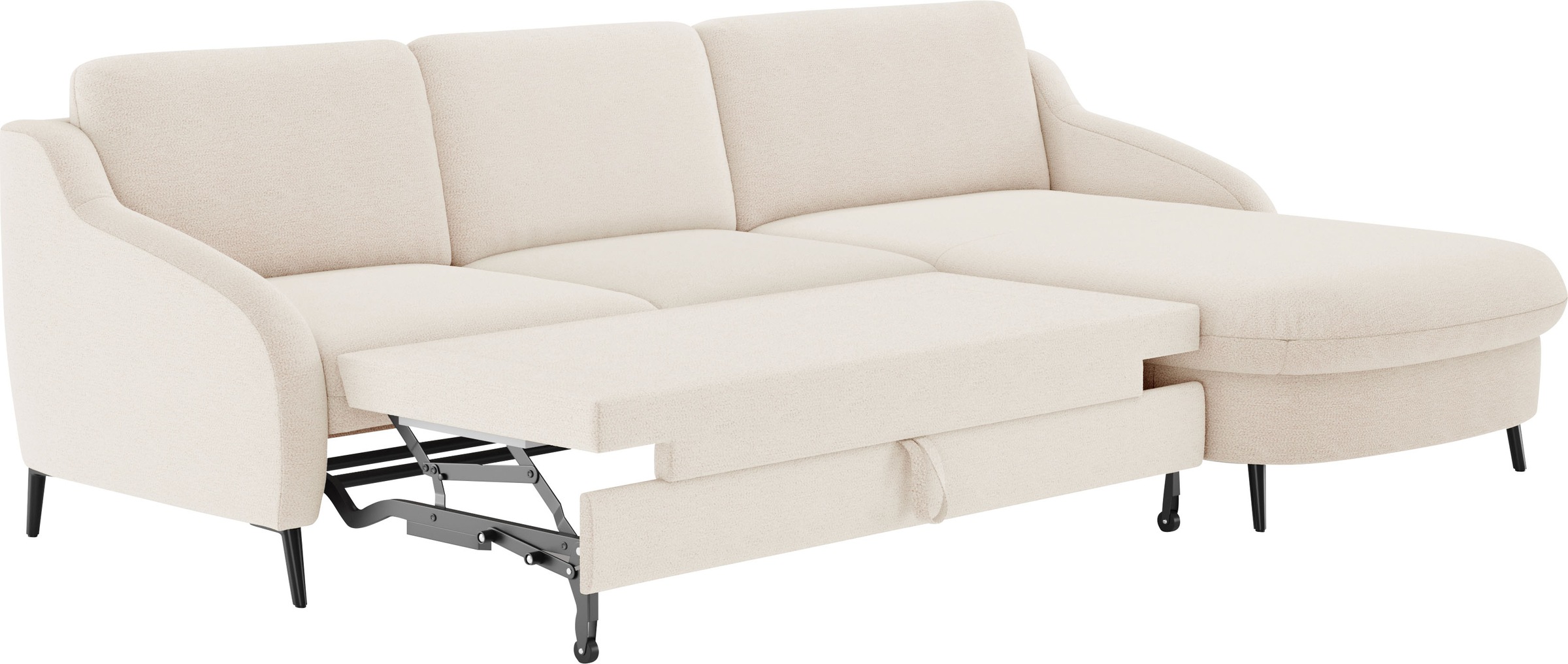 sit&more Ecksofa »Soul L-Form«, wahlweise mit Bettfunktion und Bettkasten oder Schubkasten
