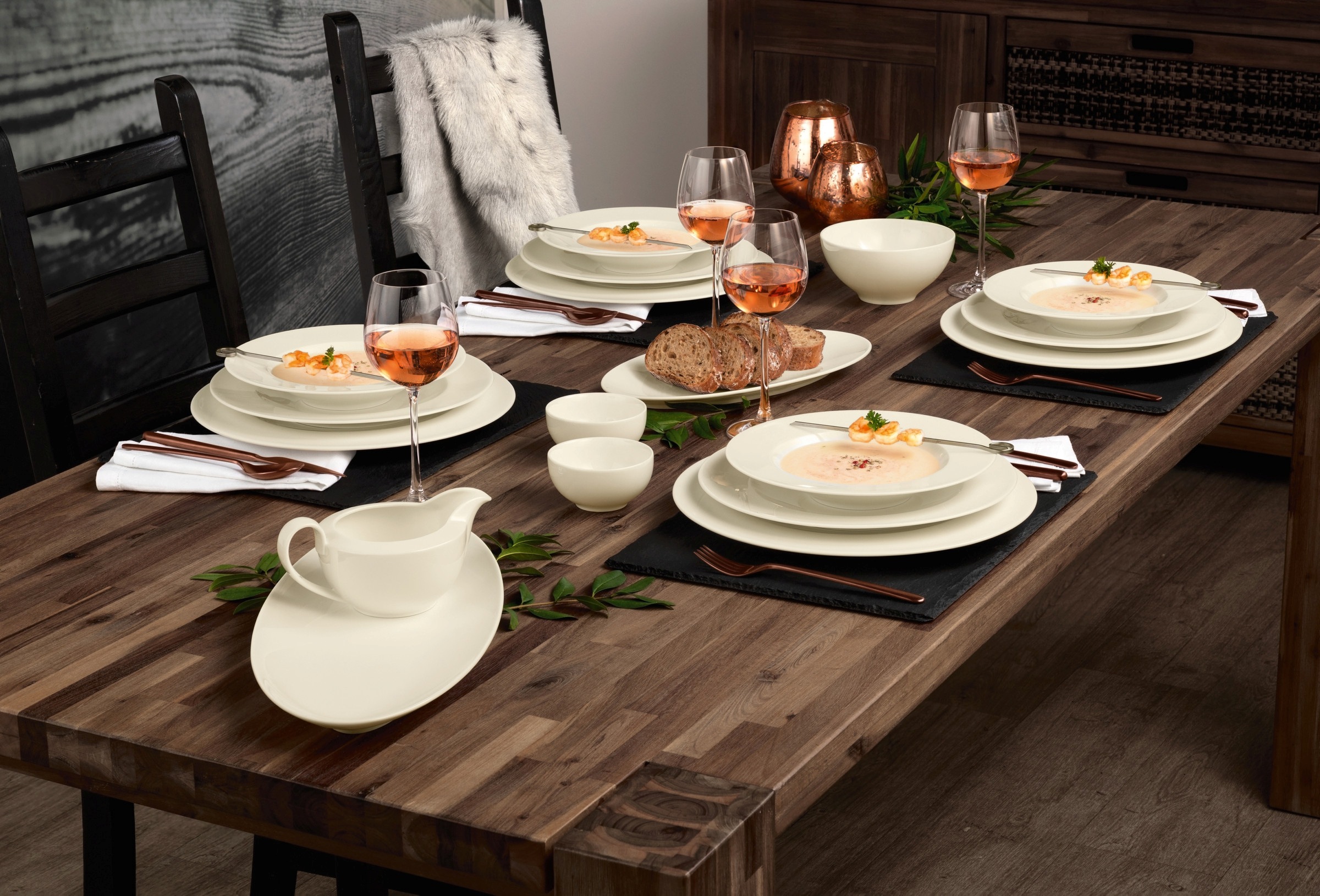 Seltmann Weiden Tafelservice »Teller Set, Geschirr-Set Zoè«, (Set, 12 tlg., 6x Speiseteller rund 27,5 cm
6x Suppenteller rund 23 cm), Teller-Set, Suppenteller, Made in Germany, 12 Teile, für 6 Personen