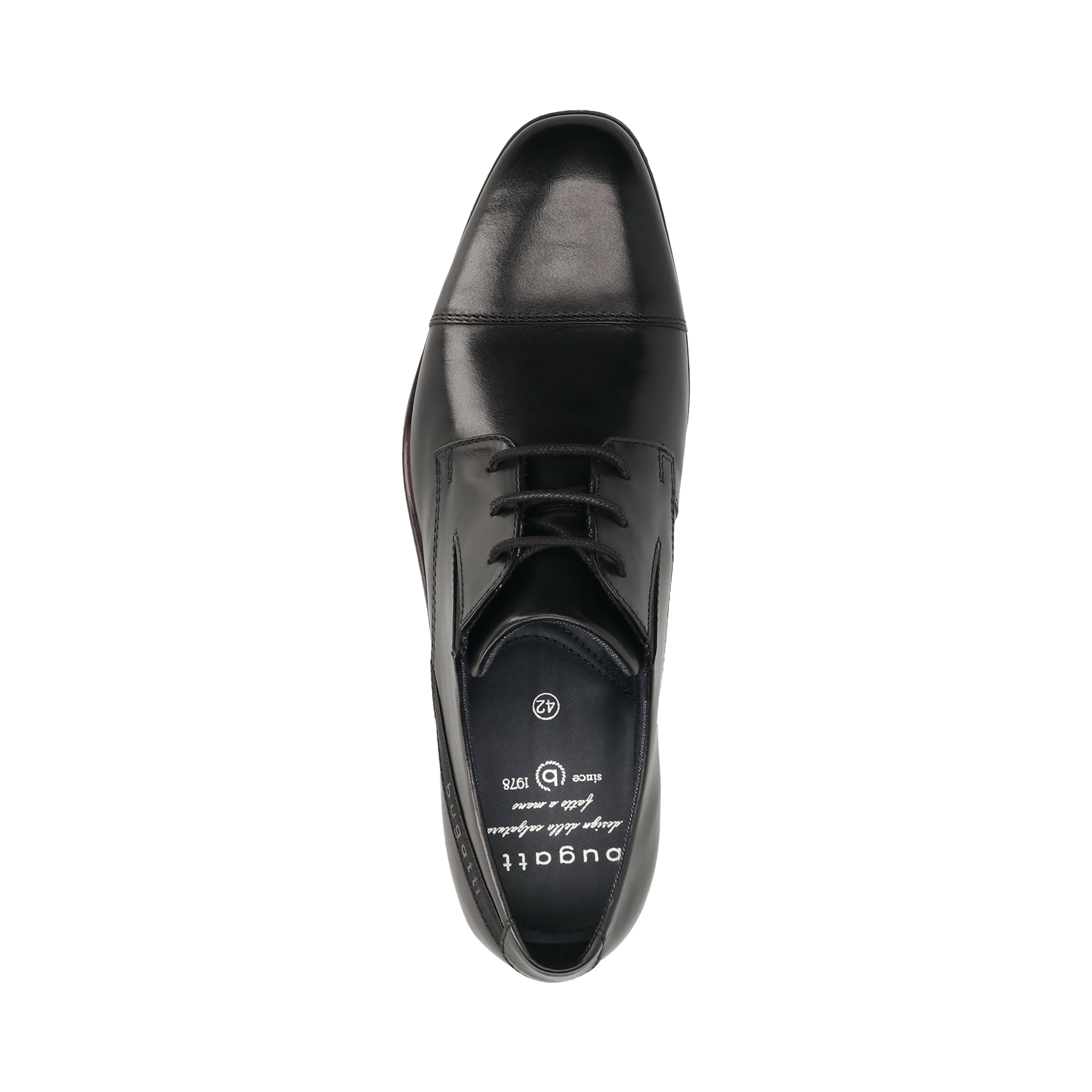 bugatti Schnürschuh  Halbschuh, Business-Schnürer, Anzugschuh mit seitlichem Logoschriftzug