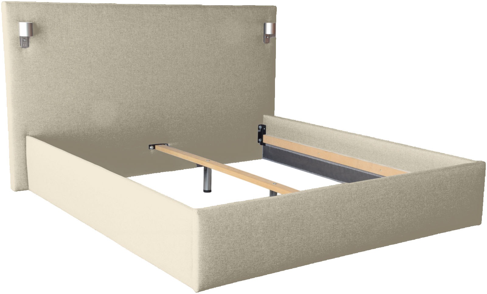 COLLECTION AB Polsterbett »Alcudia inkl. LED-Leuchten, erhältlich in der Br günstig online kaufen