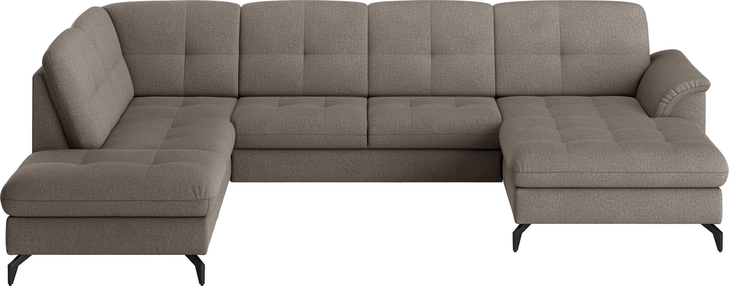 sit&more Wohnlandschaft »Zora U-Form«, wahlweise mit Bettfunktion und Bettkasten