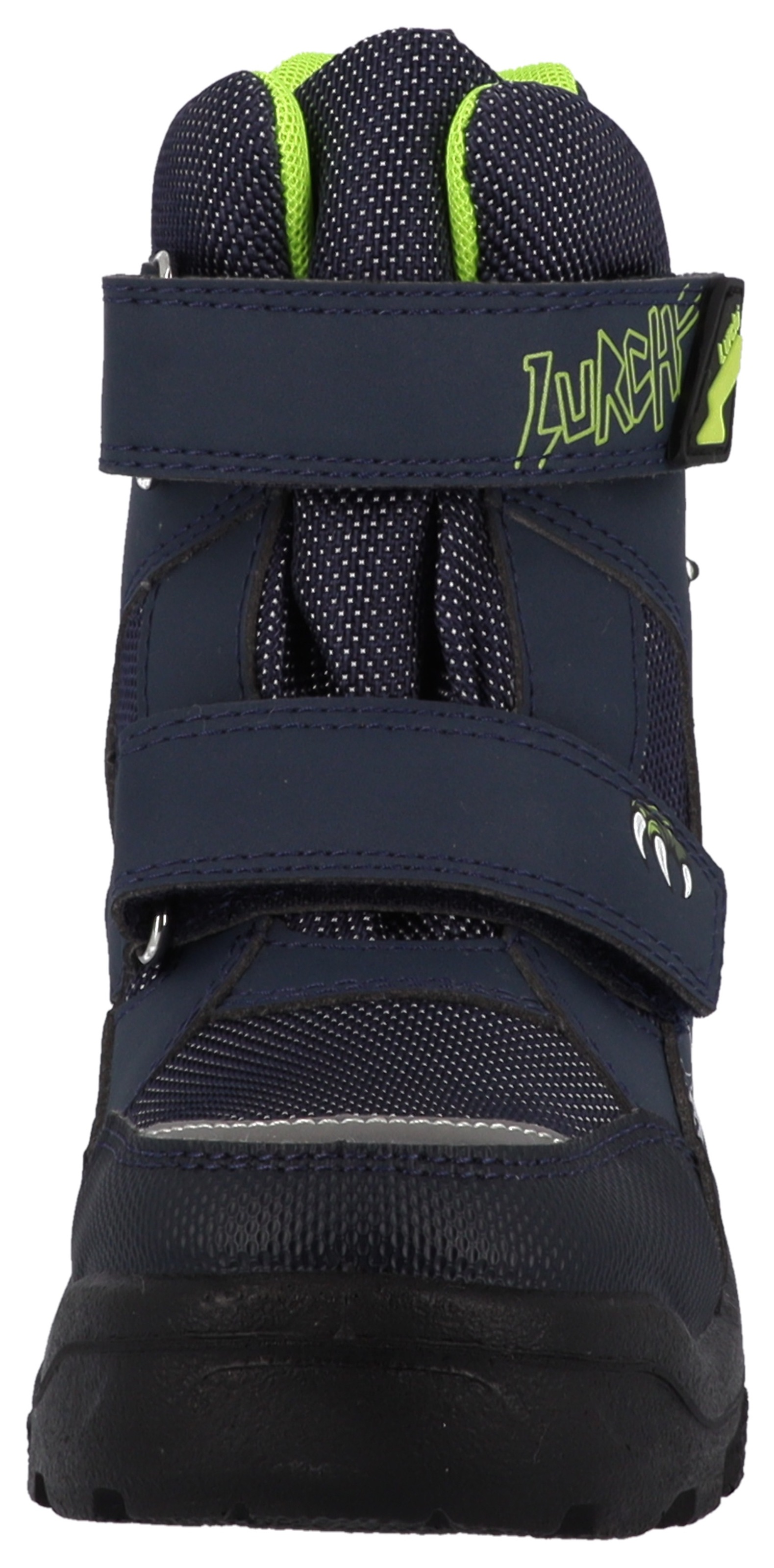 Lurchi Klettboot »Kolin-SYMPATEX, Blinkschuh«  Boots mit coolem Dino-Motiv, Größenschablone zum Download