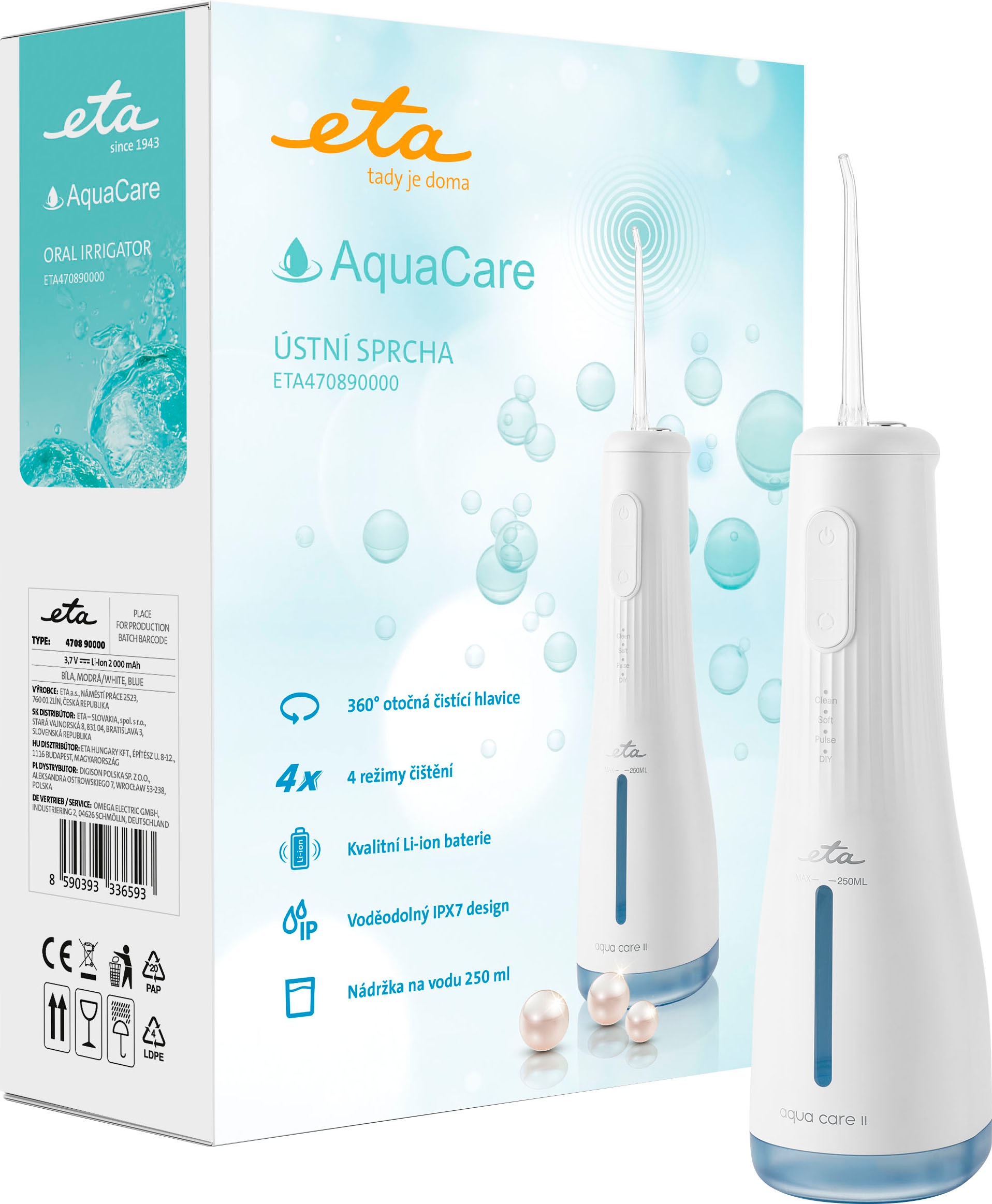 eta Zwischenraumreiniger »Aqua Care II ETA470890000«, 2 St. Aufsteckbürsten günstig online kaufen