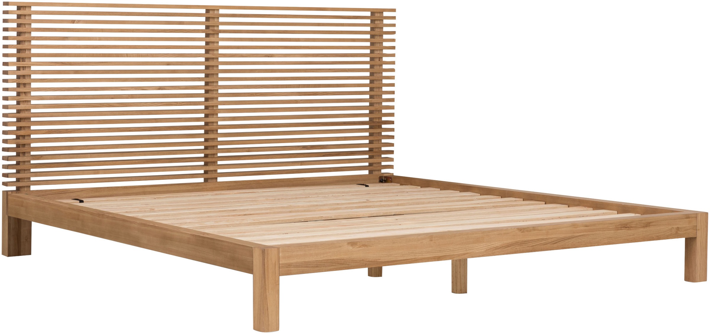 andas Nachttisch »Tanner Nachttisch aus Eschenholz mit zwei Schubladen« 1 Stk. tlg.