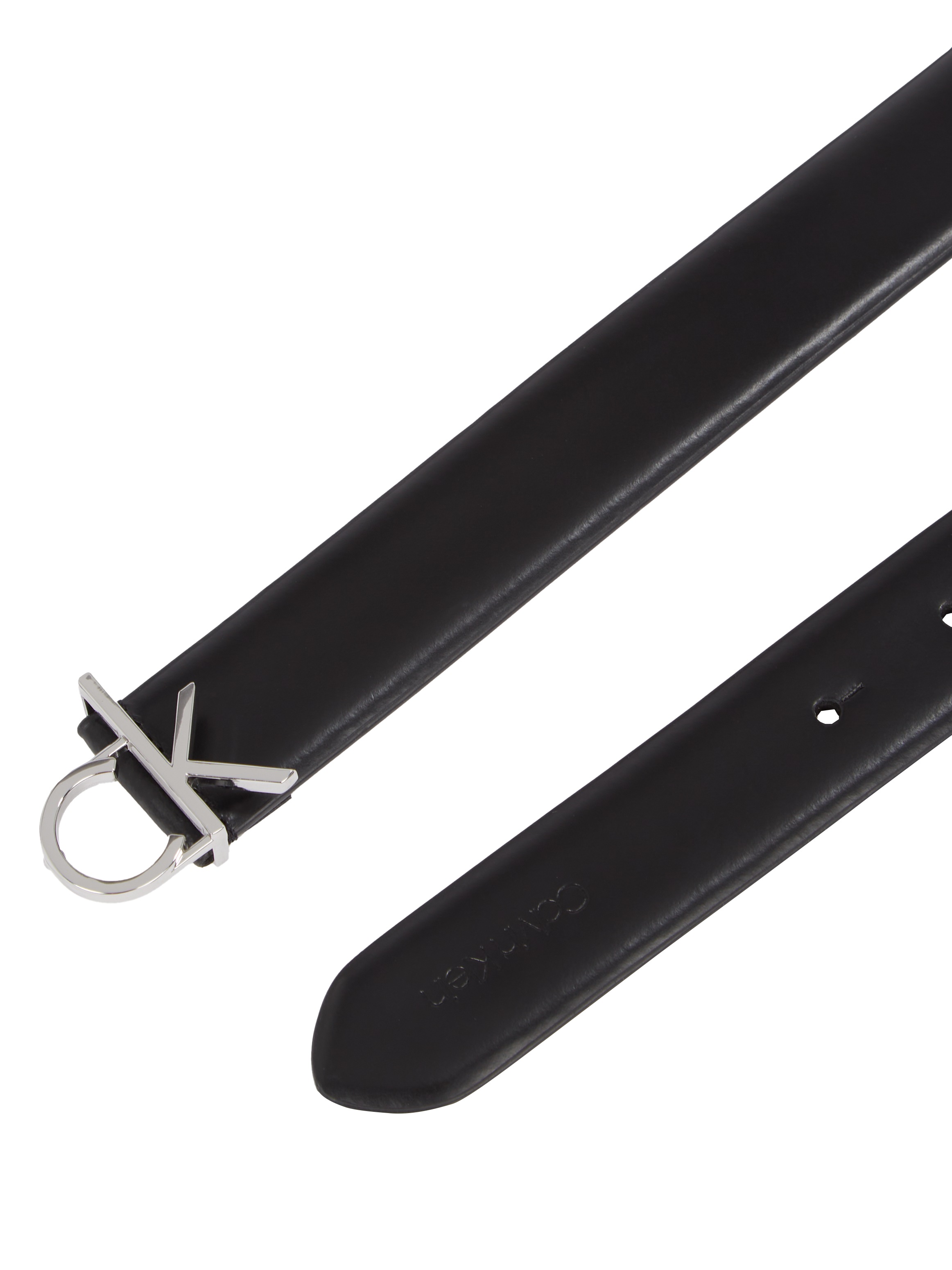 Calvin Klein Ledergürtel »CK BUCKLE BELT 3.0_SMOOTH«, mit CK-Logoschließe