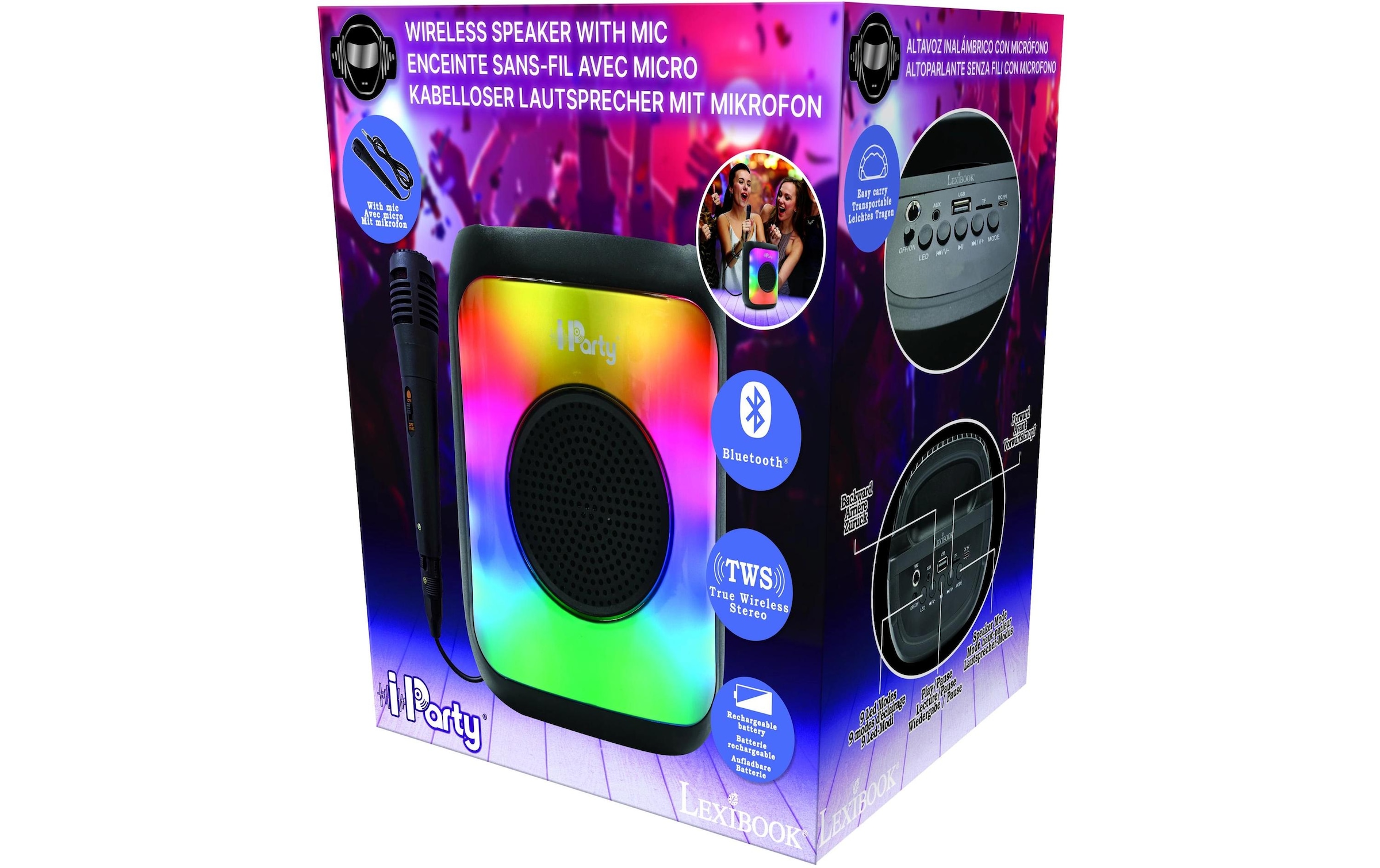 Lexibook® Bluetooth-Lautsprecher »mit Mikrofon« ( )