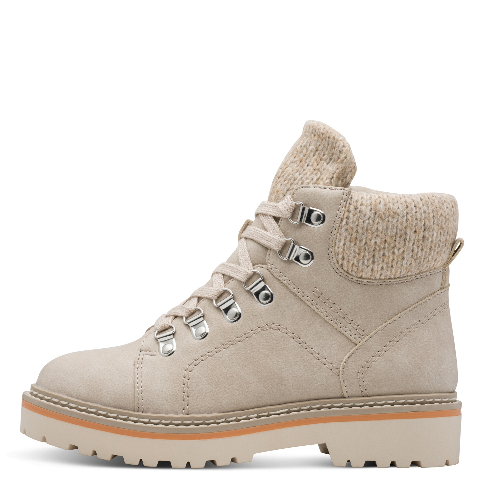 Tamaris Winterboots  , Blockasatz, Schnürboots, im Bergsteigerlook, vegane Verarbeitung
