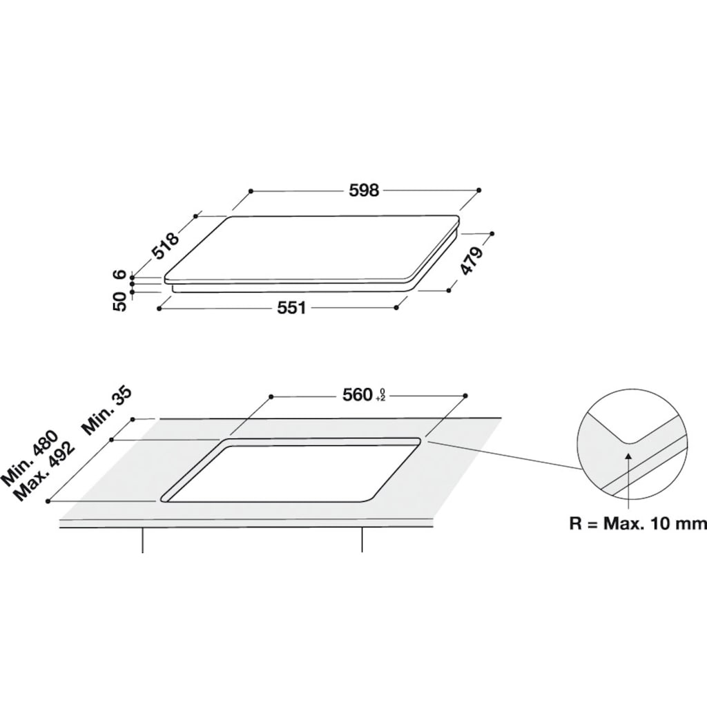 Privileg Backofen-Set »BAKO Turn&Go Steam 600«, PBWK3 JH8S BLG, mit Backauszug, Hydrolyse