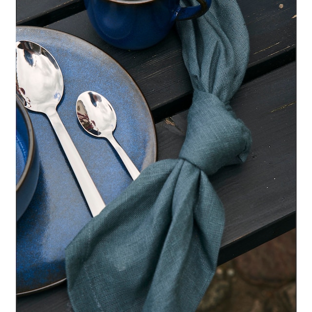 aida RAW Frühstücksteller »Midnight blue«, (Set, 6 St.), Steinzeug, 23 cm  auf Raten bestellen