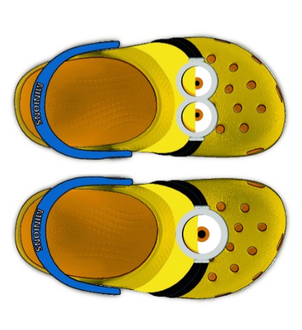 Crocs Clog »FL Classic I Am Minions Clog T«, (Packung), mit Fersenriemen