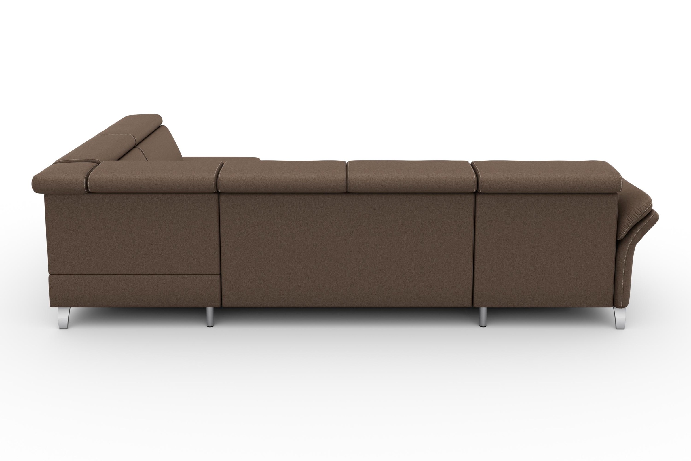 sit&more Wohnlandschaft »Vincenzo U-Form«, inklusive Kopfteilverstellung, wahlweise mit Bettfunktion, Bettkasten
