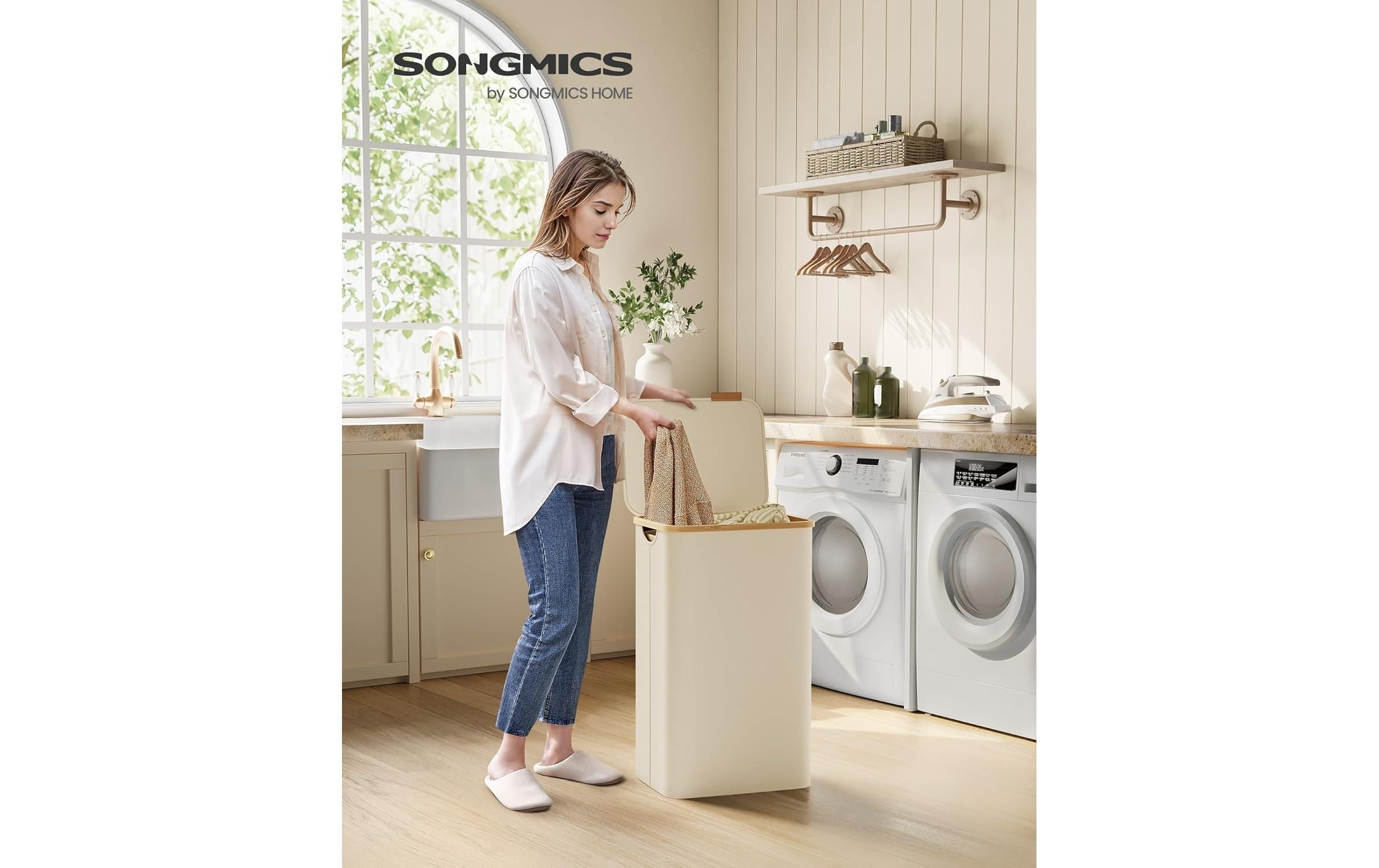 SONGMICS Wäschekorb »90 l«