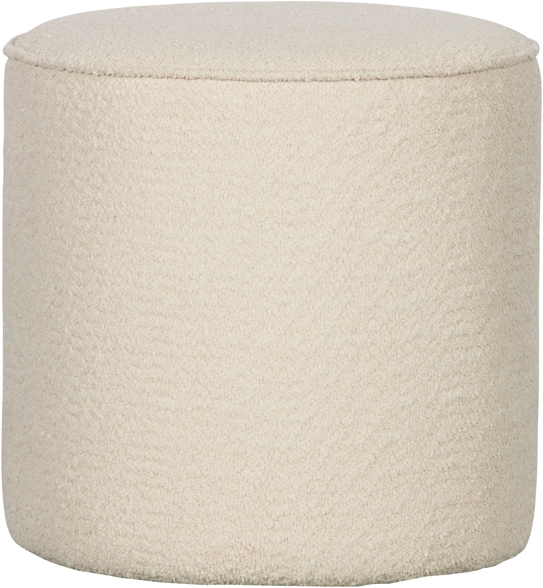 WOOOD Hocker »Sara«, weich gepolstert, runde Form, H 46 cm x Ø 46 cm günstig online kaufen