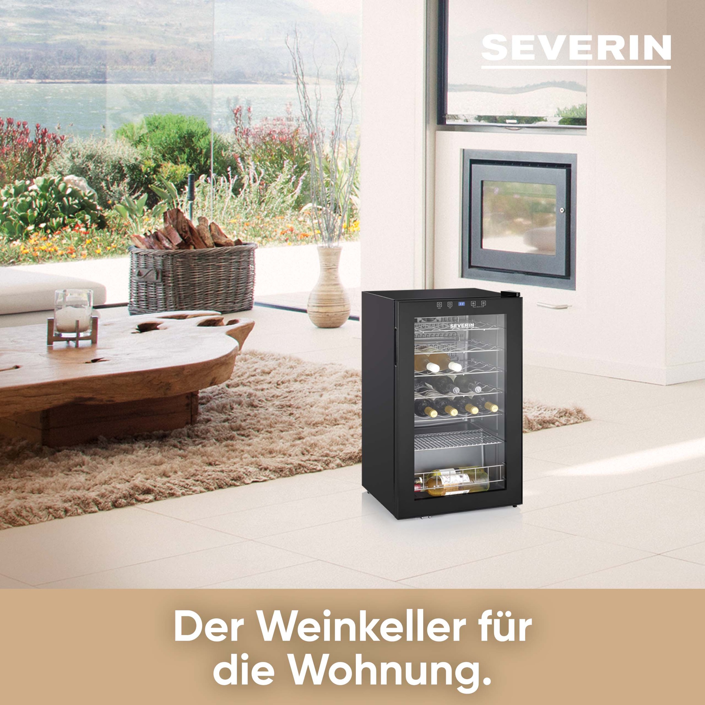Severin Weinkühlschrank »WKS 8908«, für 36 St. Standardflaschen á 075l
