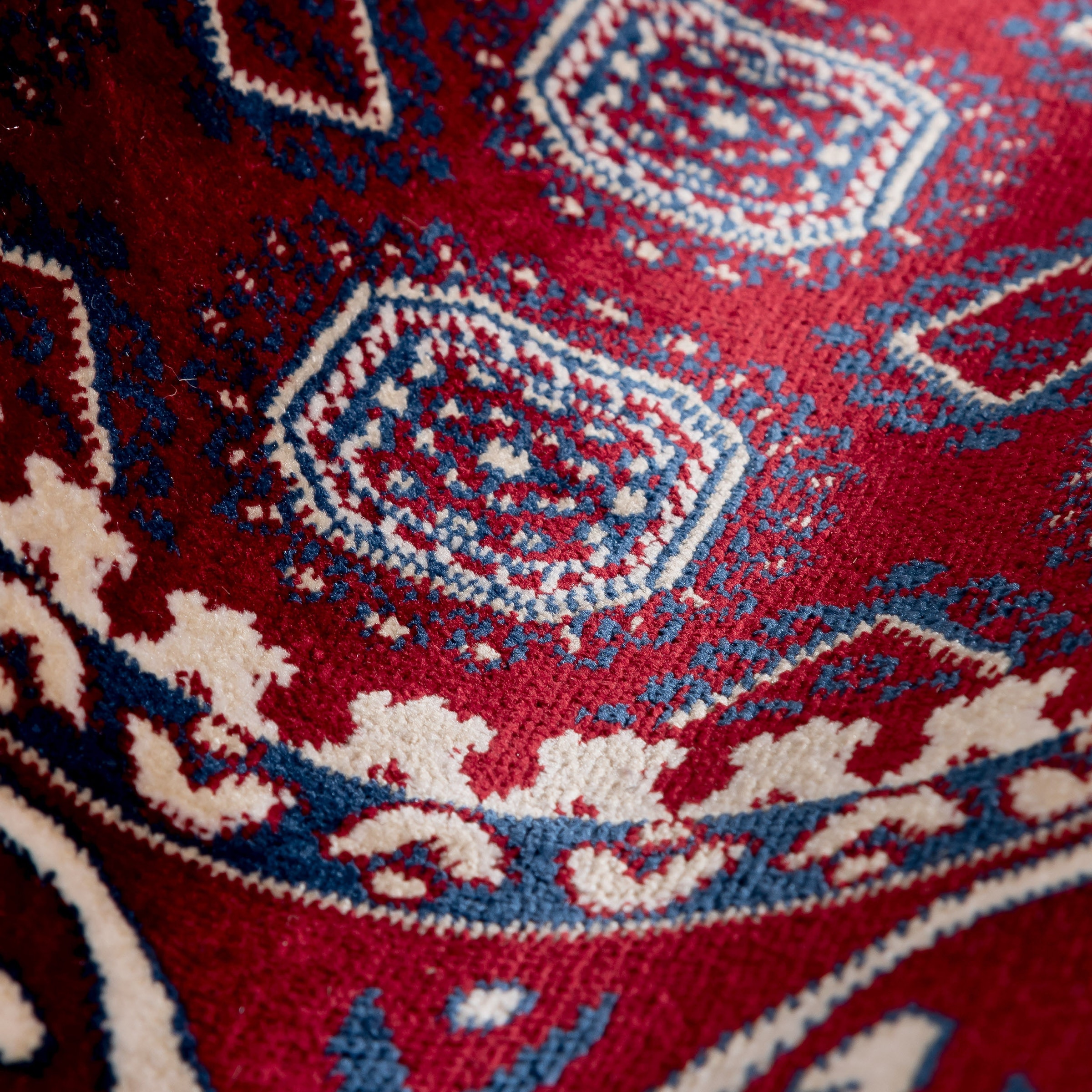 Sehrazat Teppich »Ornament 1358«, rechteckig, 10 mm Höhe, Kurzflor, Orient Ornament Optik, edler Glanz, weicher Flor