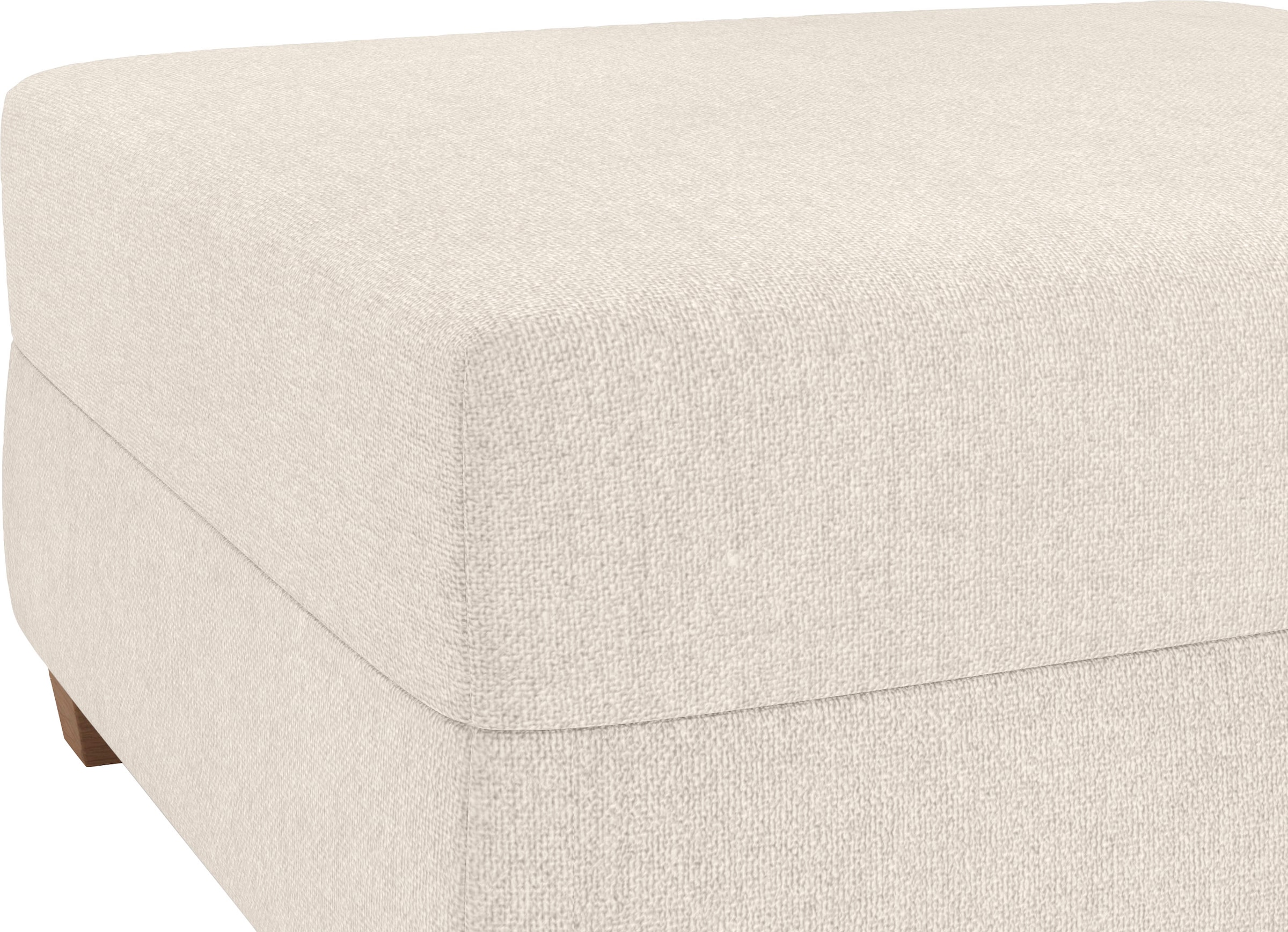 Mr. Couch Hocker »Helena«, Mit Federkern, wahlweise mit DuraSpring-Taschenfederkern