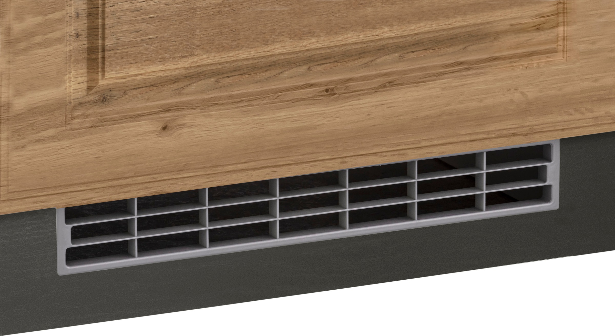 HELD MÖBEL Küchenzeile »Stockholm«, Breite 280 cm, mit hochwertigen MDF Fronten im Landhaus-Stil