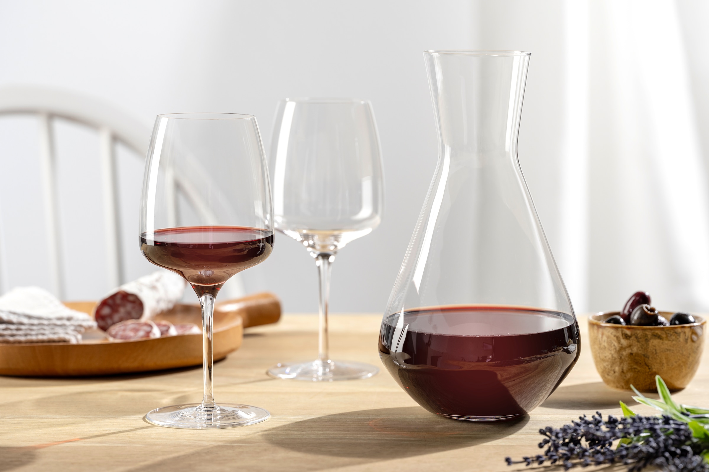 LEONARDO Gläser-Set »Wein-Set CESTI, 3-teilig«, (Set, 3 tlg., 2 Kelchgläser günstig online kaufen