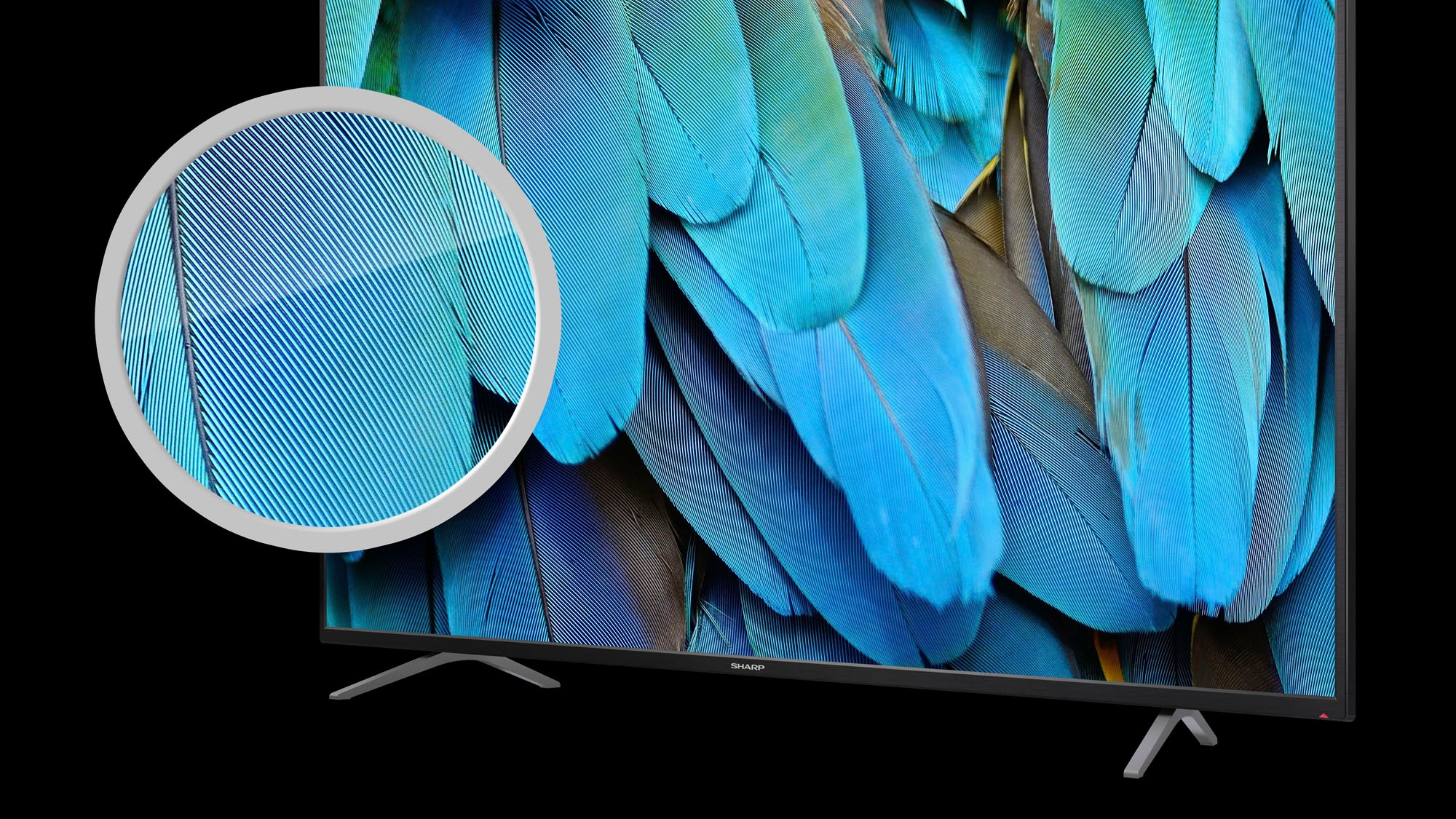 Sharp LED-Fernseher »4T-C43FK_«, 4K Ultra HD, Smart-TV