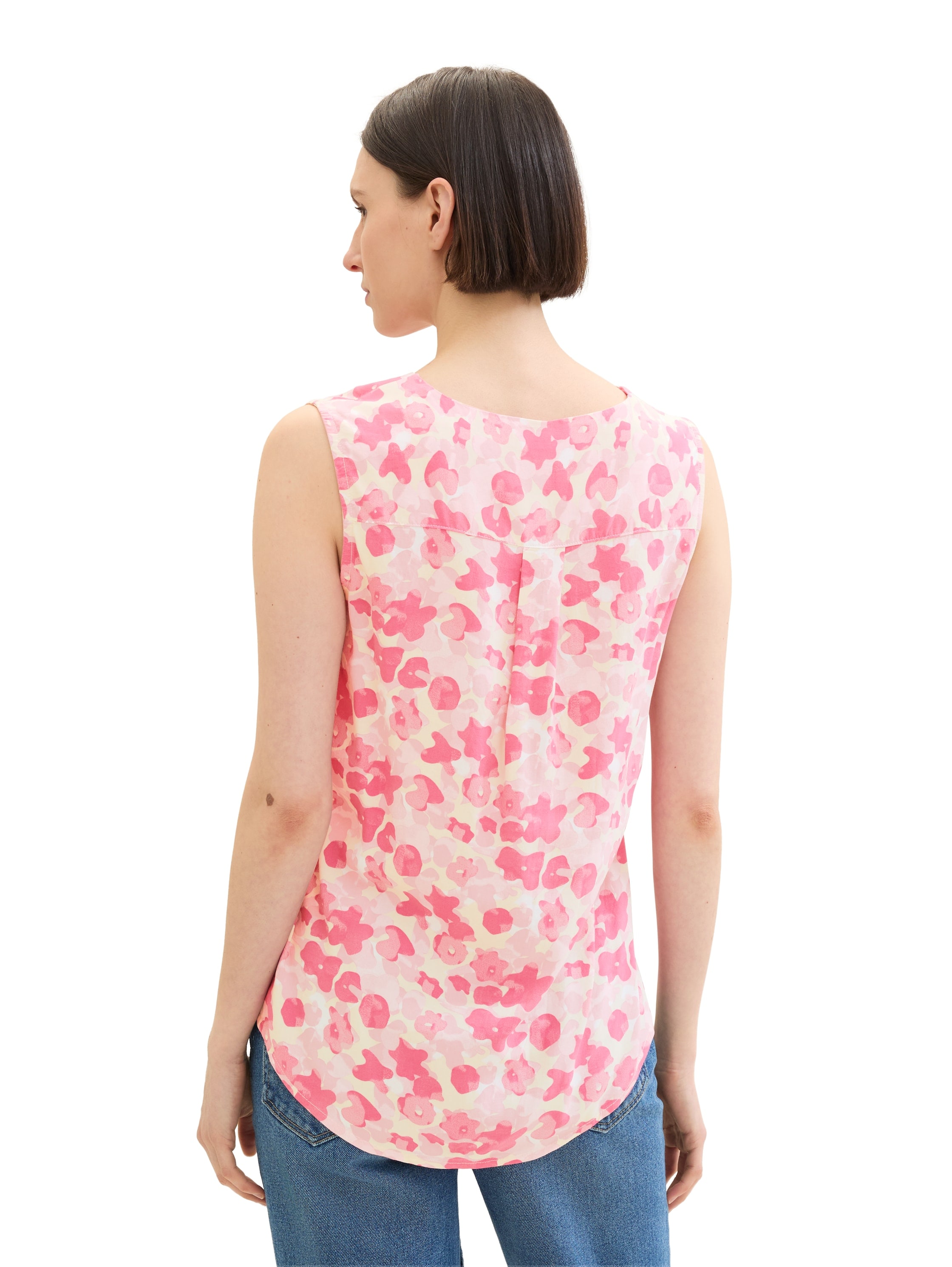 TOM TAILOR Blusentop, mit stylischem All-Over Print