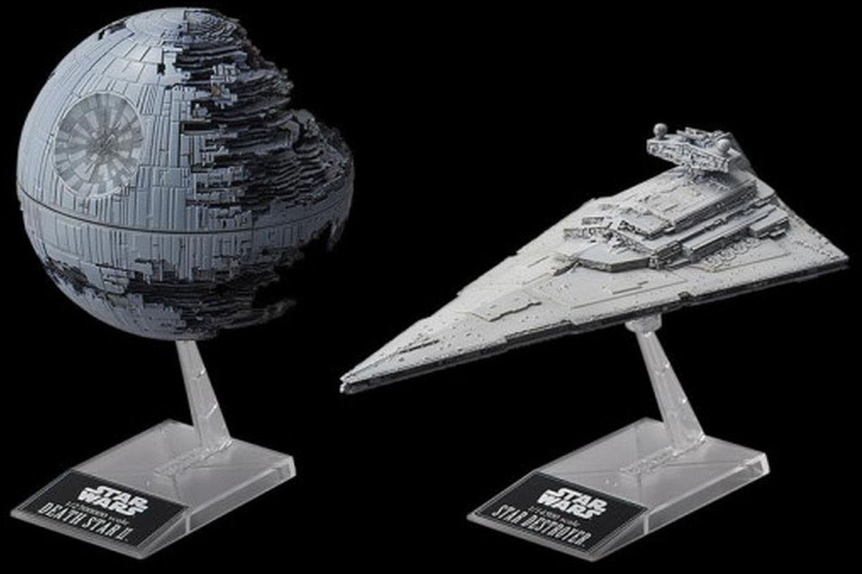 Bandai Modellbausatz »Star Wars - Death Star+Star Destroyer«, 1:2700000 und 1:14500