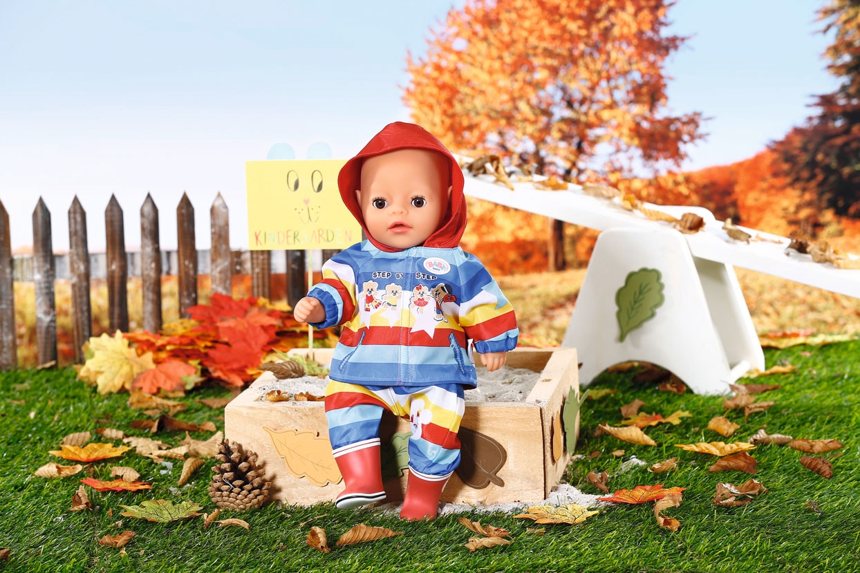 Baby Born Puppenkleidung »Kindergarten Matschhose, 36 cm«, (Set, 4 tlg.)