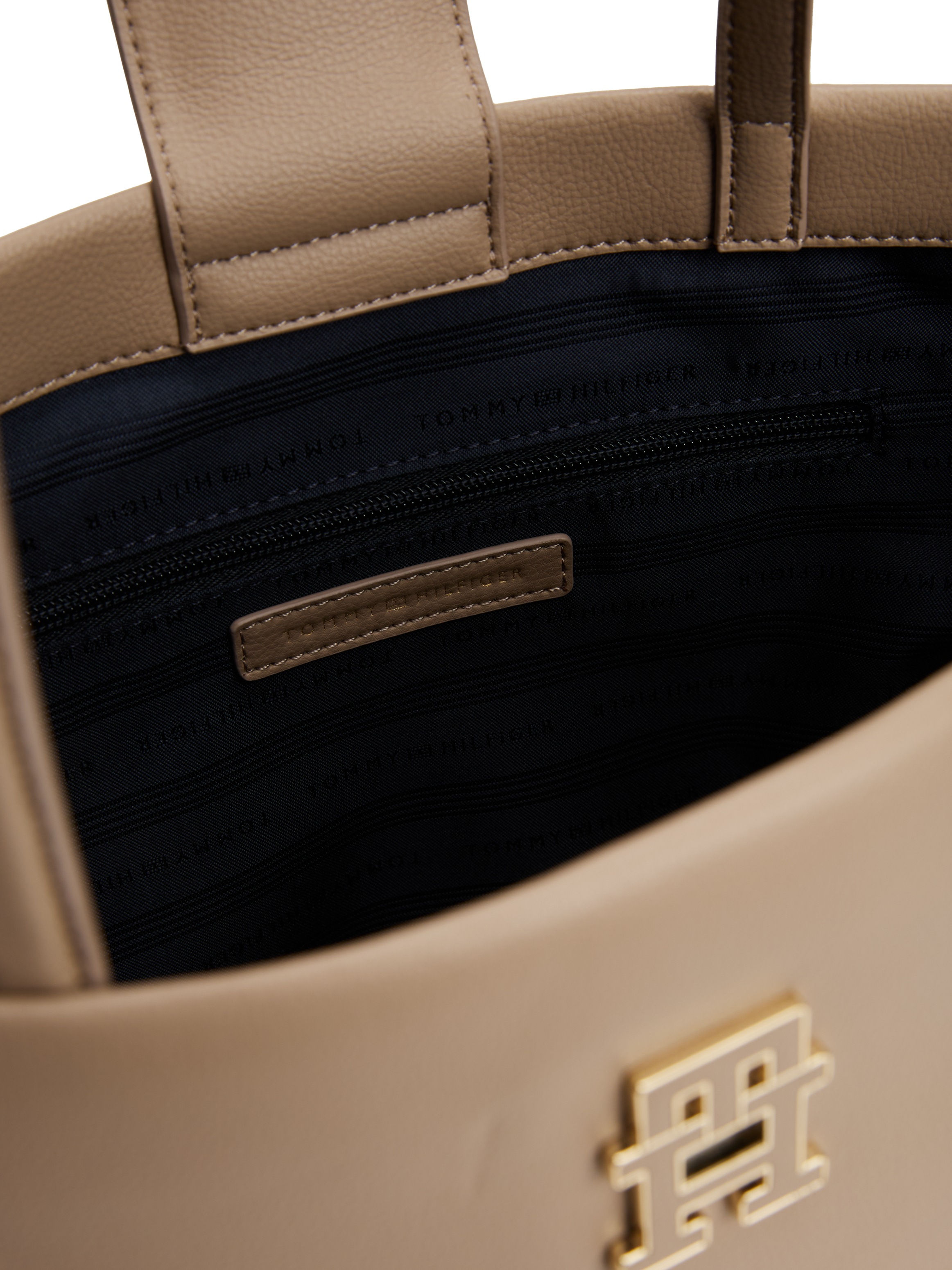 Tommy Hilfiger Tragetasche »TH MODERN TOTE«, Damen Schultertasche, Umhängetasche mit TH-Schmuckelement