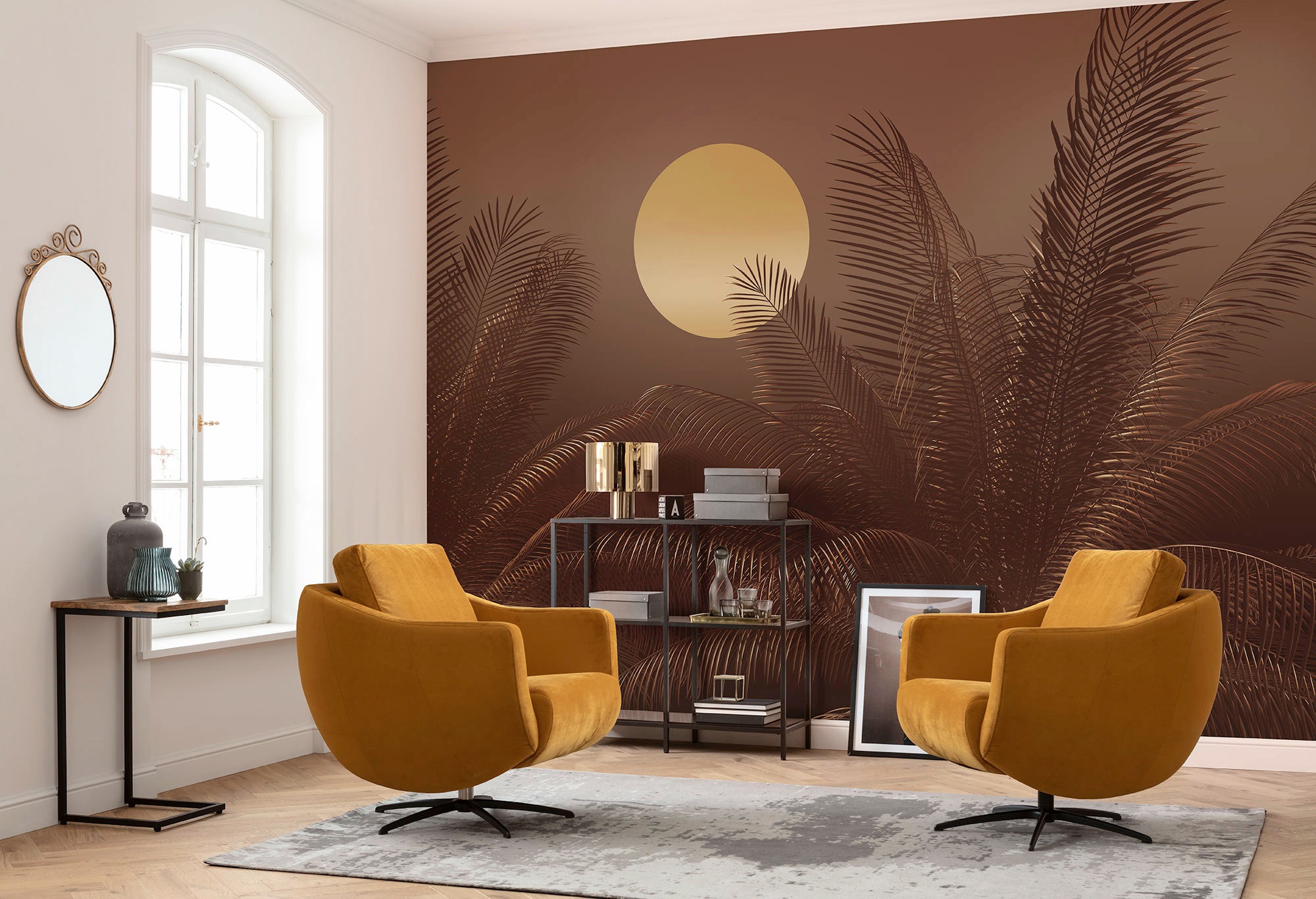 Komar Vliestapete »Digitaldruck Vlies - Calypso - Größe 350 x 250 cm«, bedruckt, Wohnzimmer, Schlafzimmer