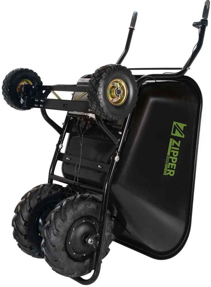 ZIPPER Motorschubkarre »elektrische Schubkarre« Ideal für den Transport von Schüttgütern rund um Haus, Hof und Garten