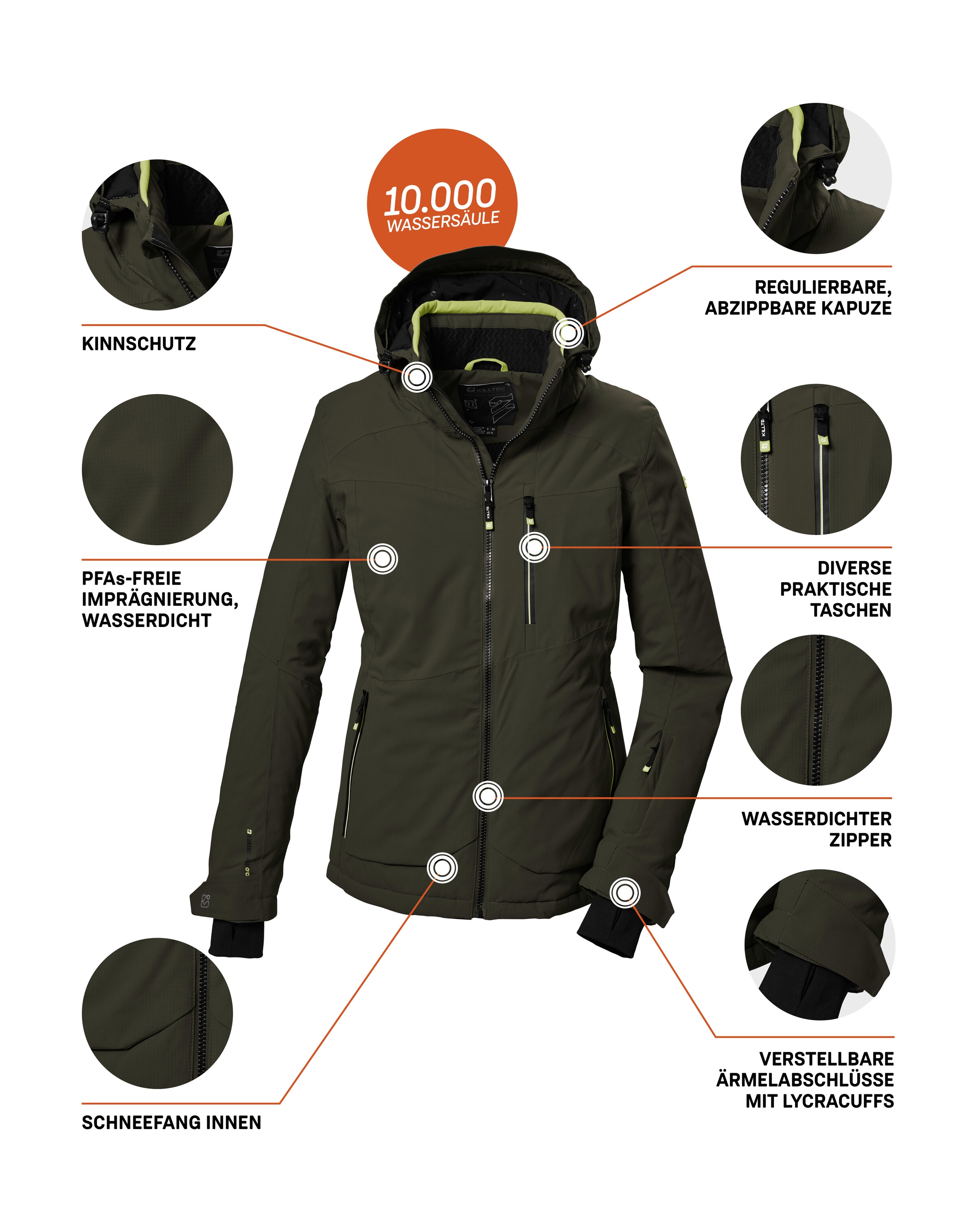 Killtec Skijacke »KSW 36 WMN SKI JCKT«