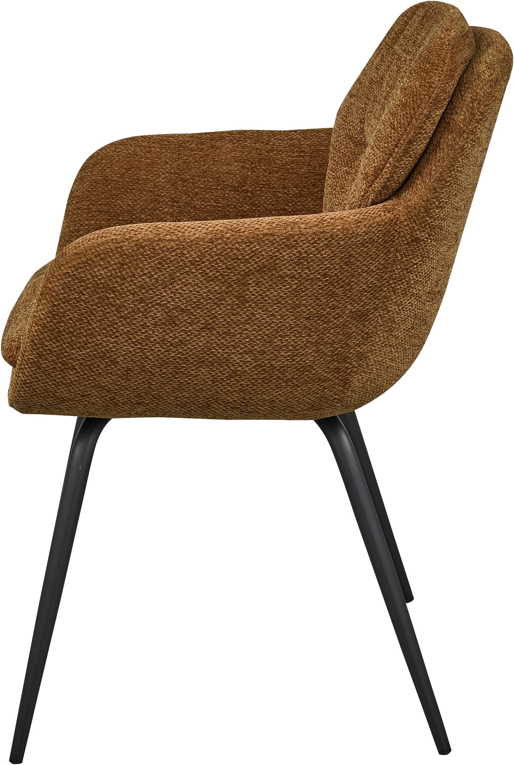 WOOOD Esszimmerstuhl »Runa Chenille-Bezug mit Metallgestell, H 82 x B 57 x T 59 cm« (Set) 2 Stk.(Set, 2 St)Tragkraft 120 kg, pfleigleicht Geringe Verschleißfestigkeit
