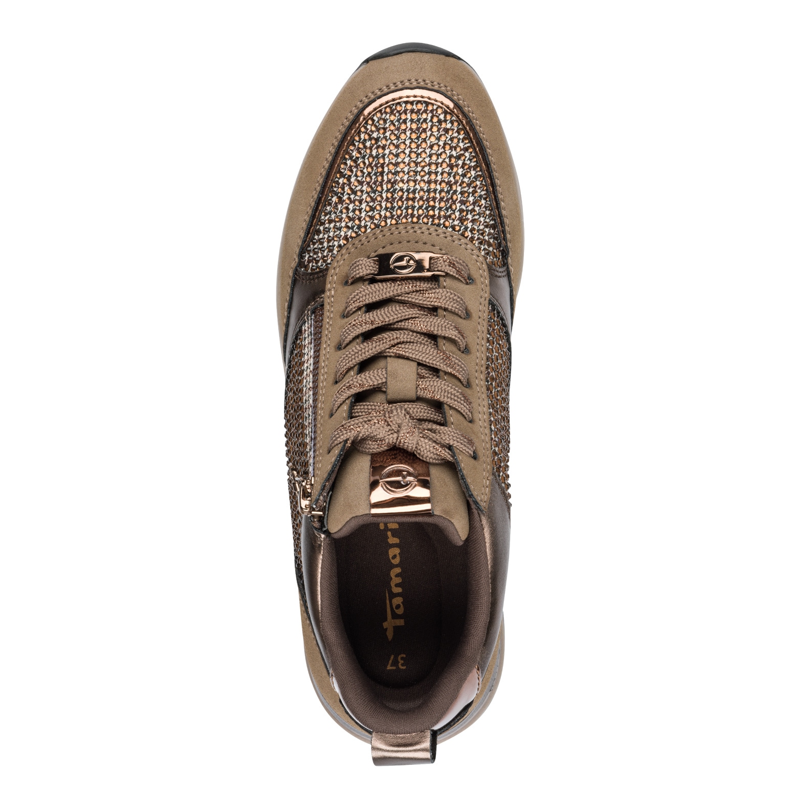 Tamaris Plateausneaker  , Freizeitschuh, Halbschuh, Schnürschuh in veganer Verarbeitung