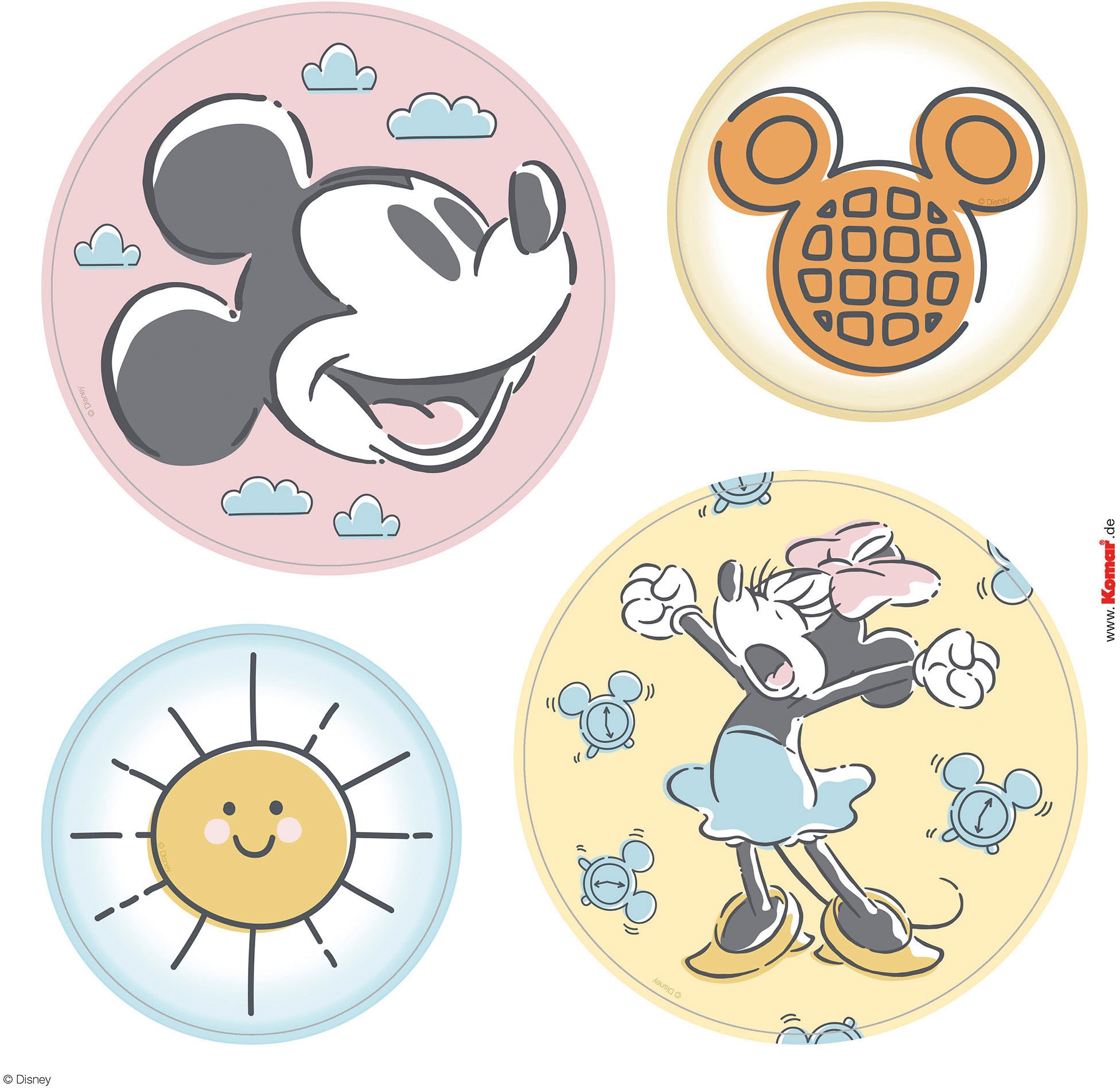 Komar Fensterdekoration »Disney Micky und Minnie«