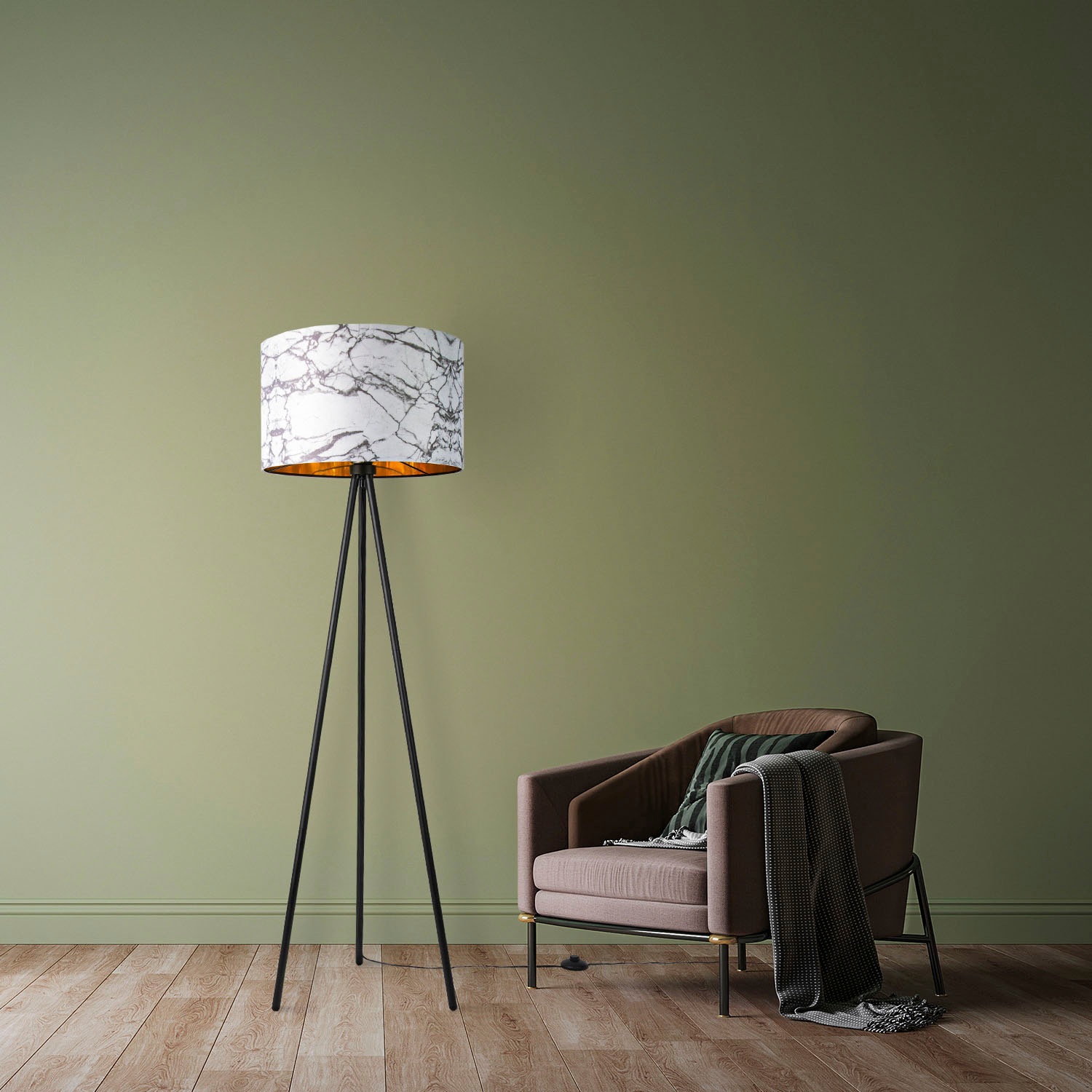 Paco Home Stehlampe »Trina Kraft«, Leuchtmittel E27   ohne Leuchtmittel, St günstig online kaufen