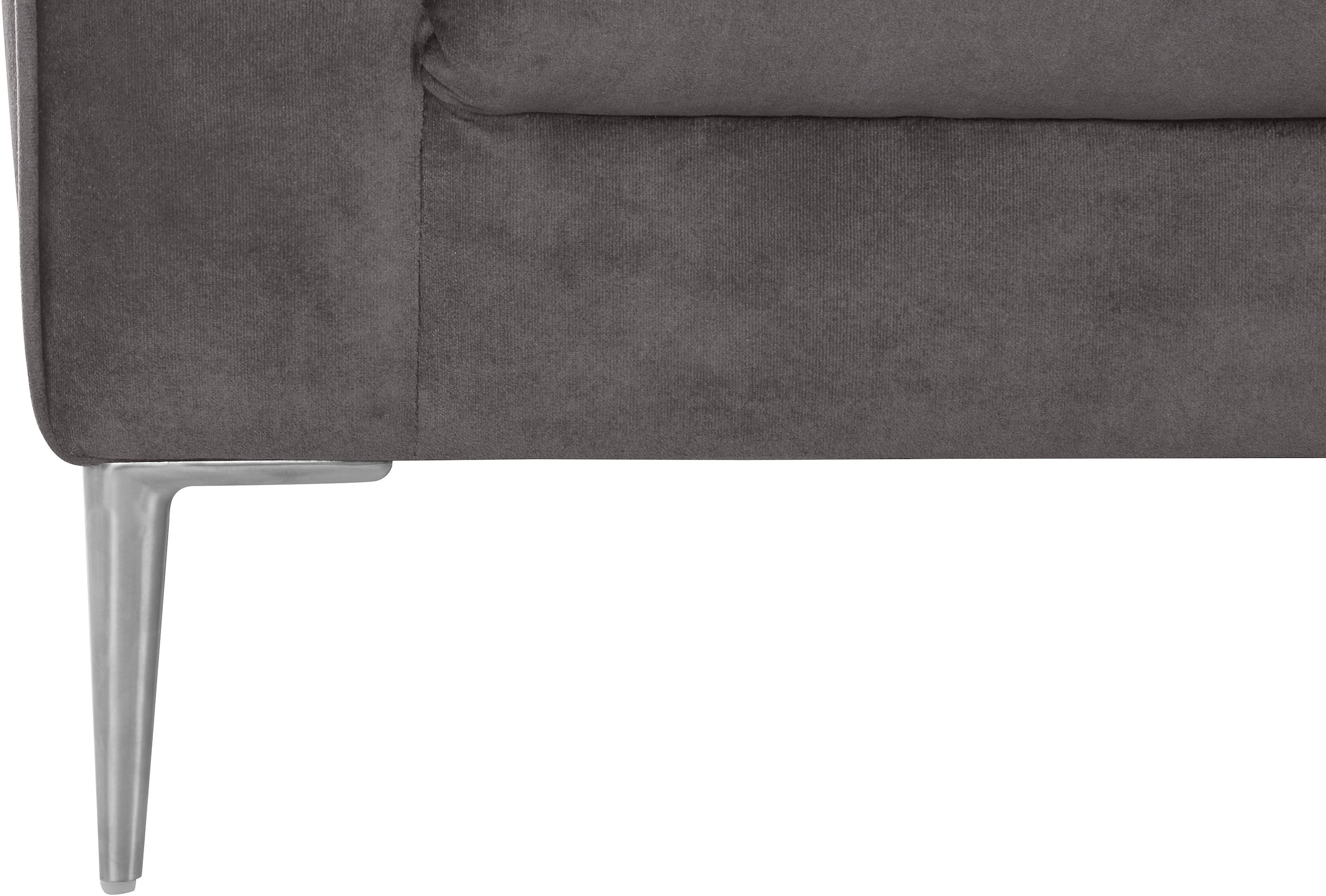 Guido Maria Kretschmer Home&Living 2,5-Sitzer »Chilltime, elegant und bequem, Komfortsitzhöhe 46cm, Breite 237cm«, mit eleganter Kreuznaht in den Rückenkissen, Breite 237 cm
