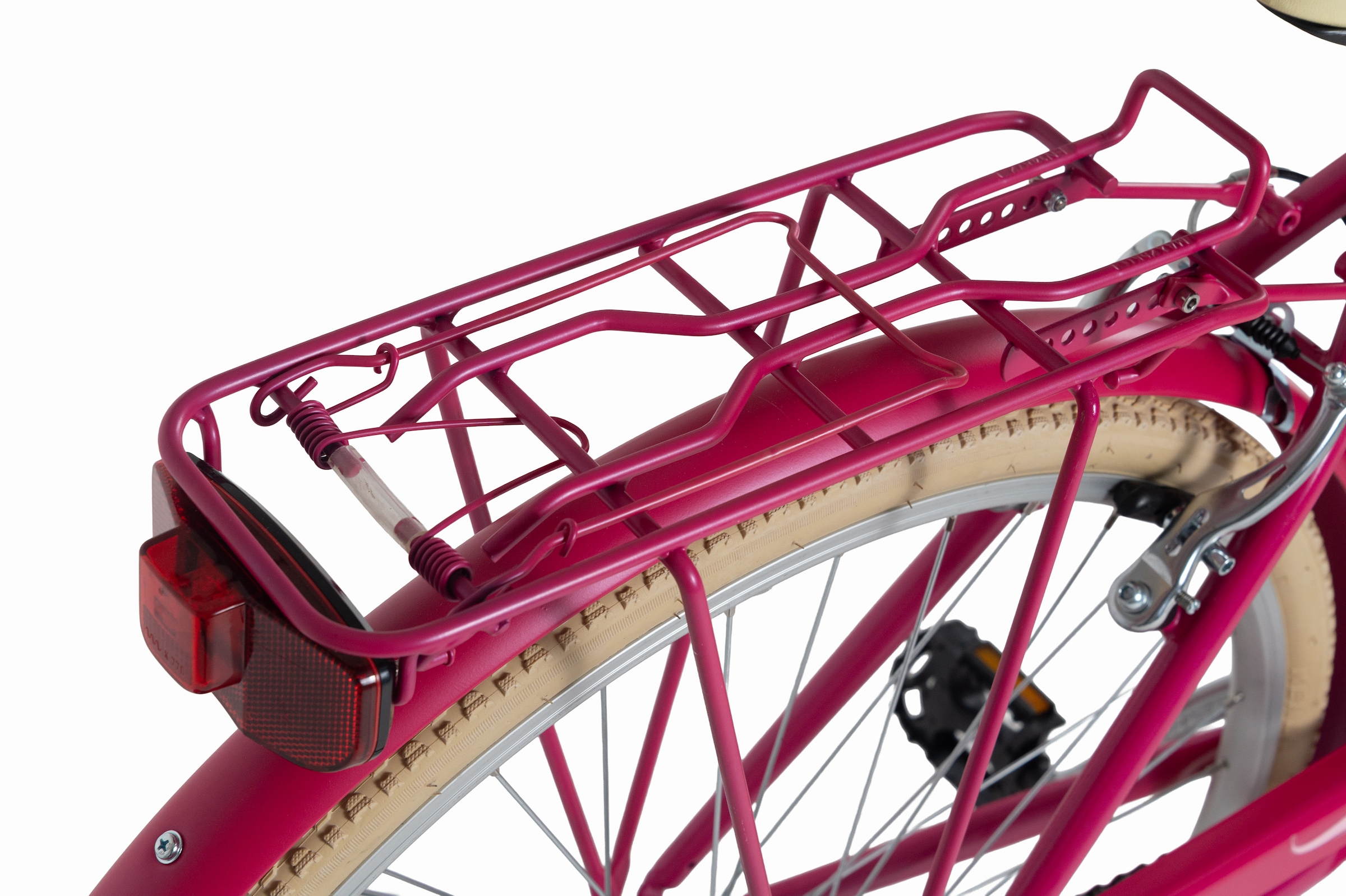 Dacapo Cityrad »DaCapo Damenrad 28'' Toscana Rosa 6 Gänge RH 48 cm« 6 Gang Shimano Tourney Schaltwerk Kettenschaltung