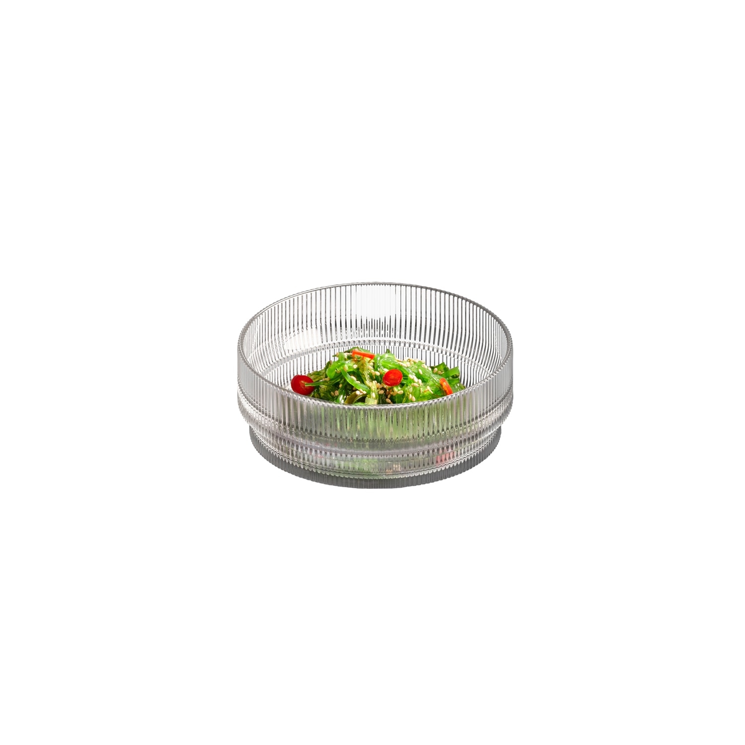 APS Schale »THE GRID« 6 aus Glas Glas, Ø 14 cm, Höhe 5,5 cm, 450 ml, stapelbar, mikrowellengeeignet