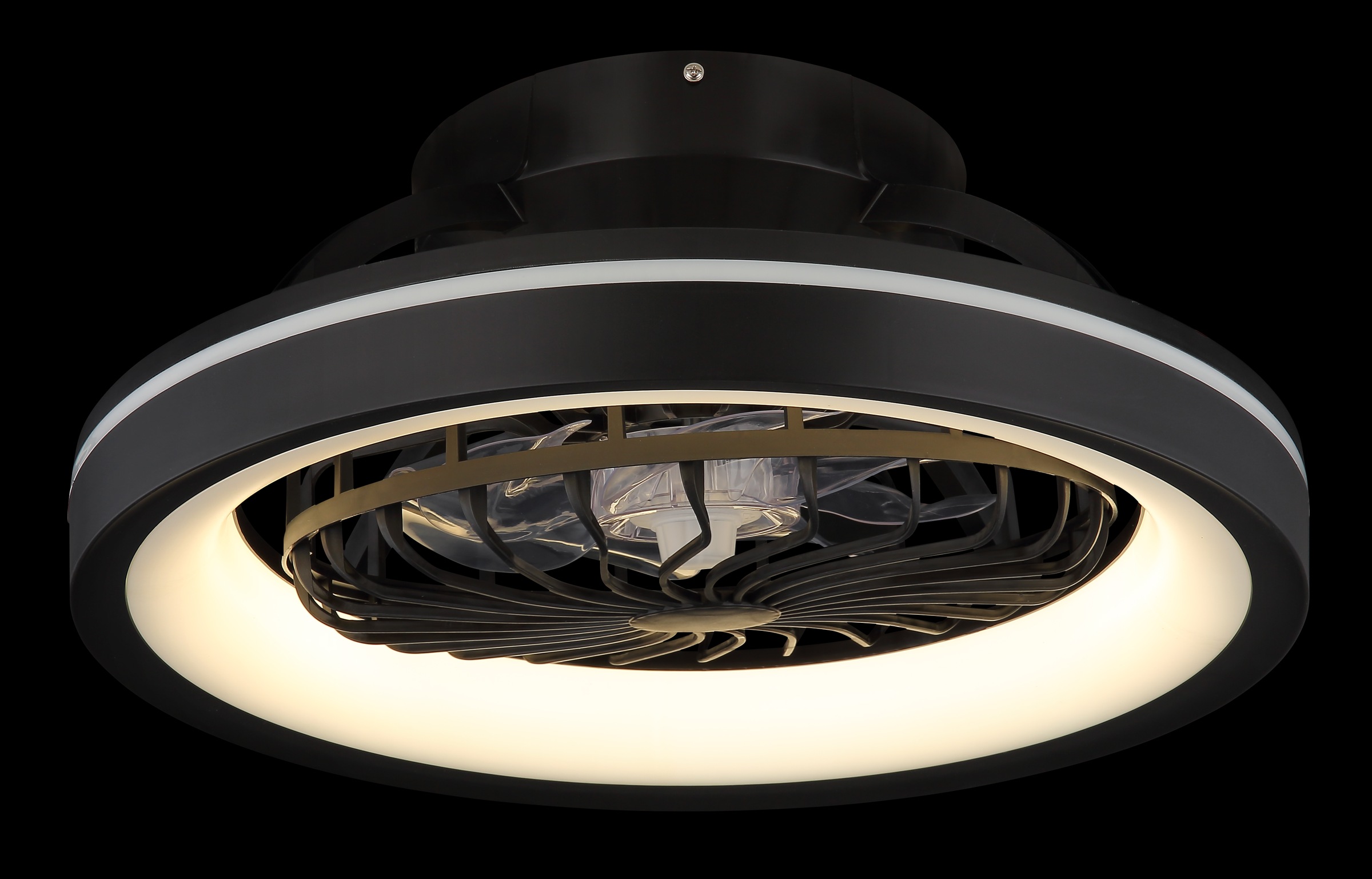 GLOBO LIGHTING Deckenleuchte »DEANNE« LED-Modul 1 Stk. warmweiß - kaltweiß Ventilator opal kühlen-heizen RGB Regenbogen modern Wohnzimmer