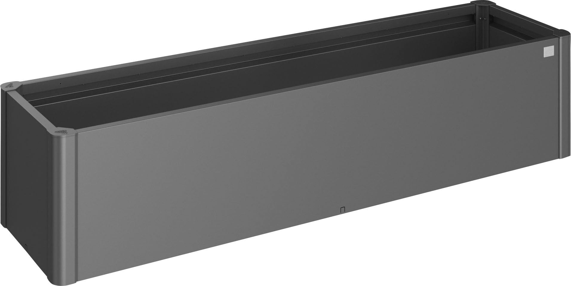 BIOHORT Hochbeet »BELVEDERE mini 2x0, 5; verschiedene Farben« 201x53x45 cm, extrem langlebig, aus Metall dunkelgrau-metallic