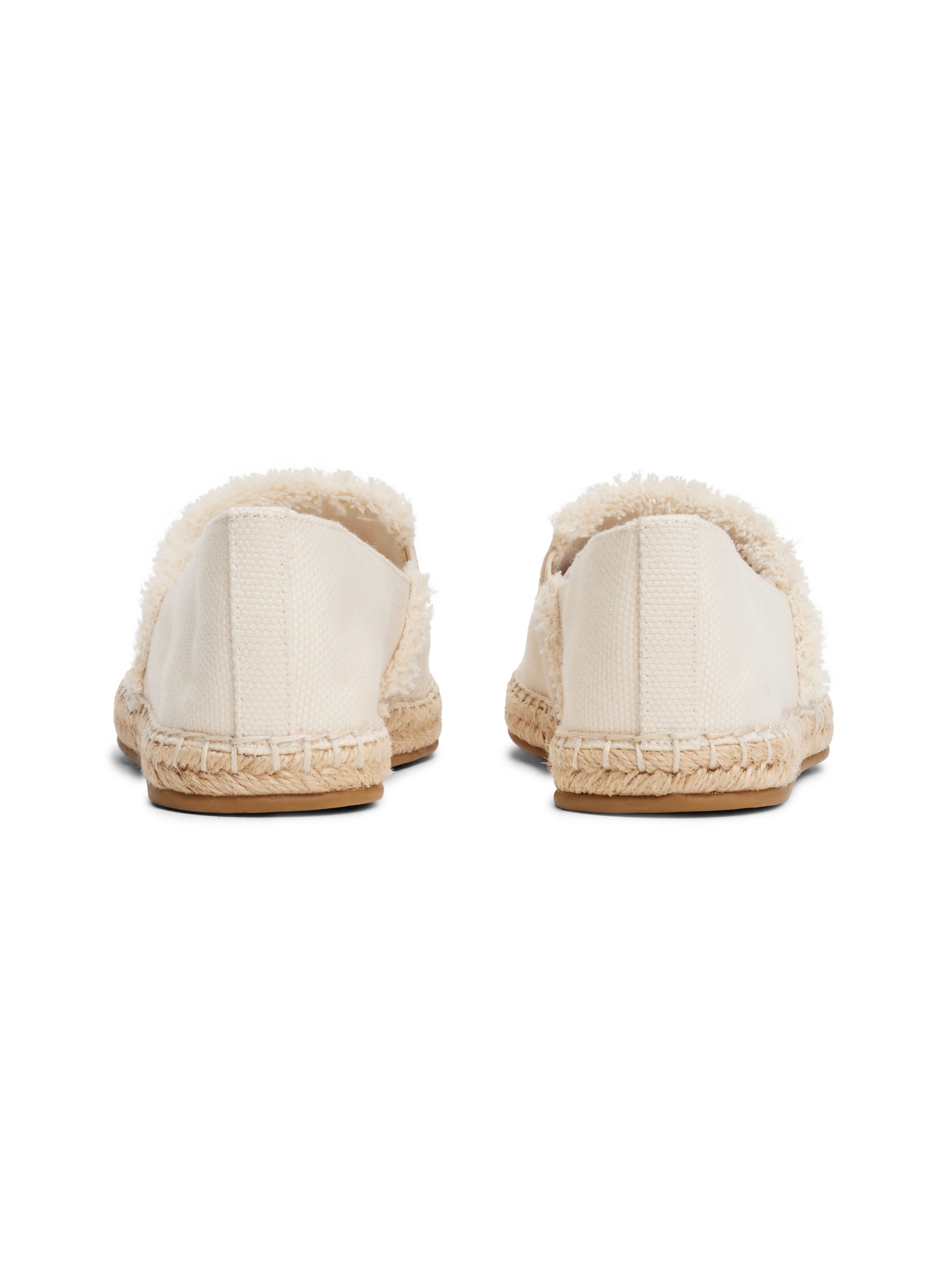 Tommy Hilfiger Espadrille »FRINGE CANVAS CLOSED ESPADRILLE«, Halbschuh, Schlupfschuh, Sommerschuh mit ausgefransten Rand