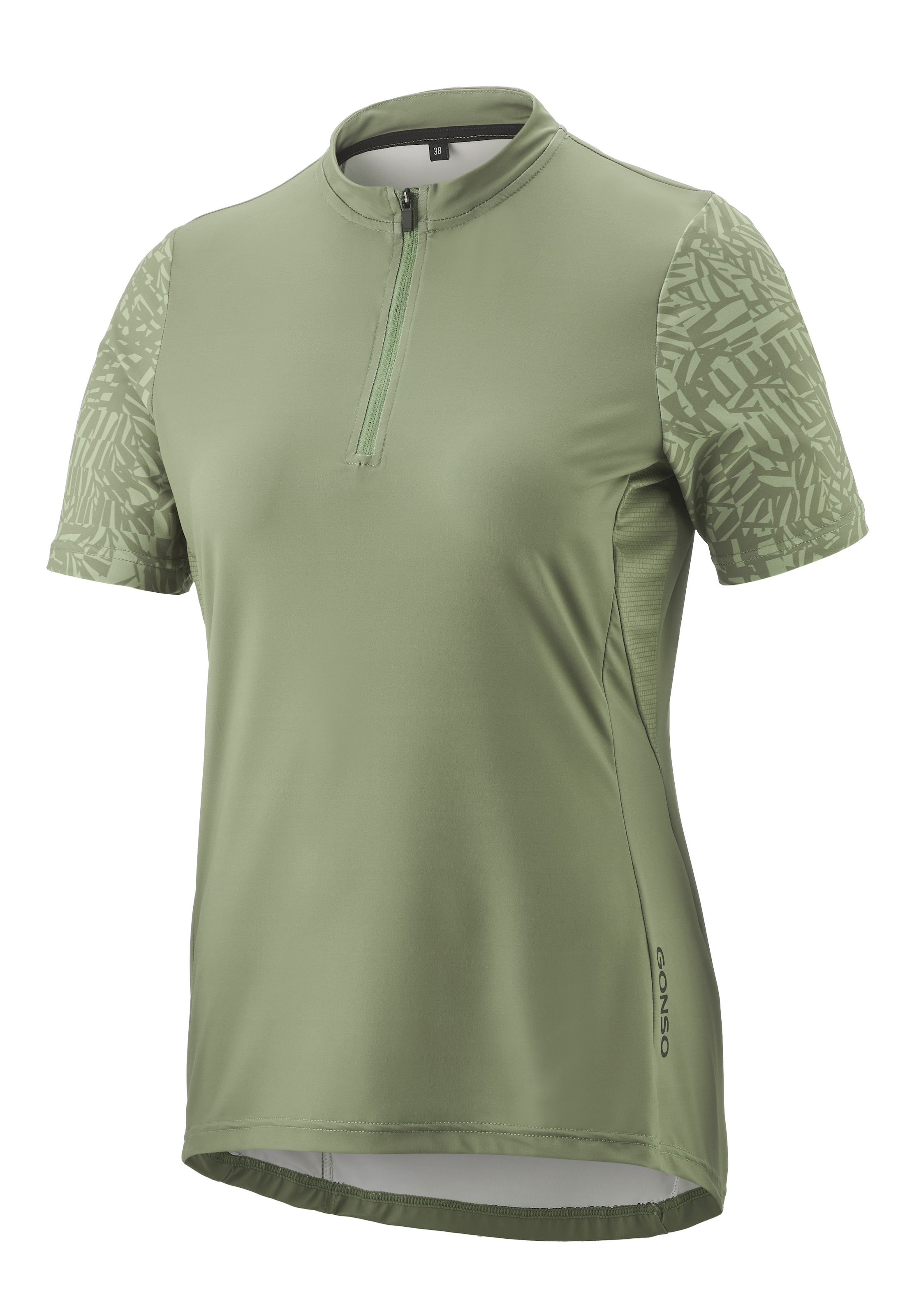 Gonso Radtrikot »Adventure Jersey Halfzip W«, Damen Fahrradtrikot kurzarm, Rückentasche mit RV, Quick-Dry, Slim Fit