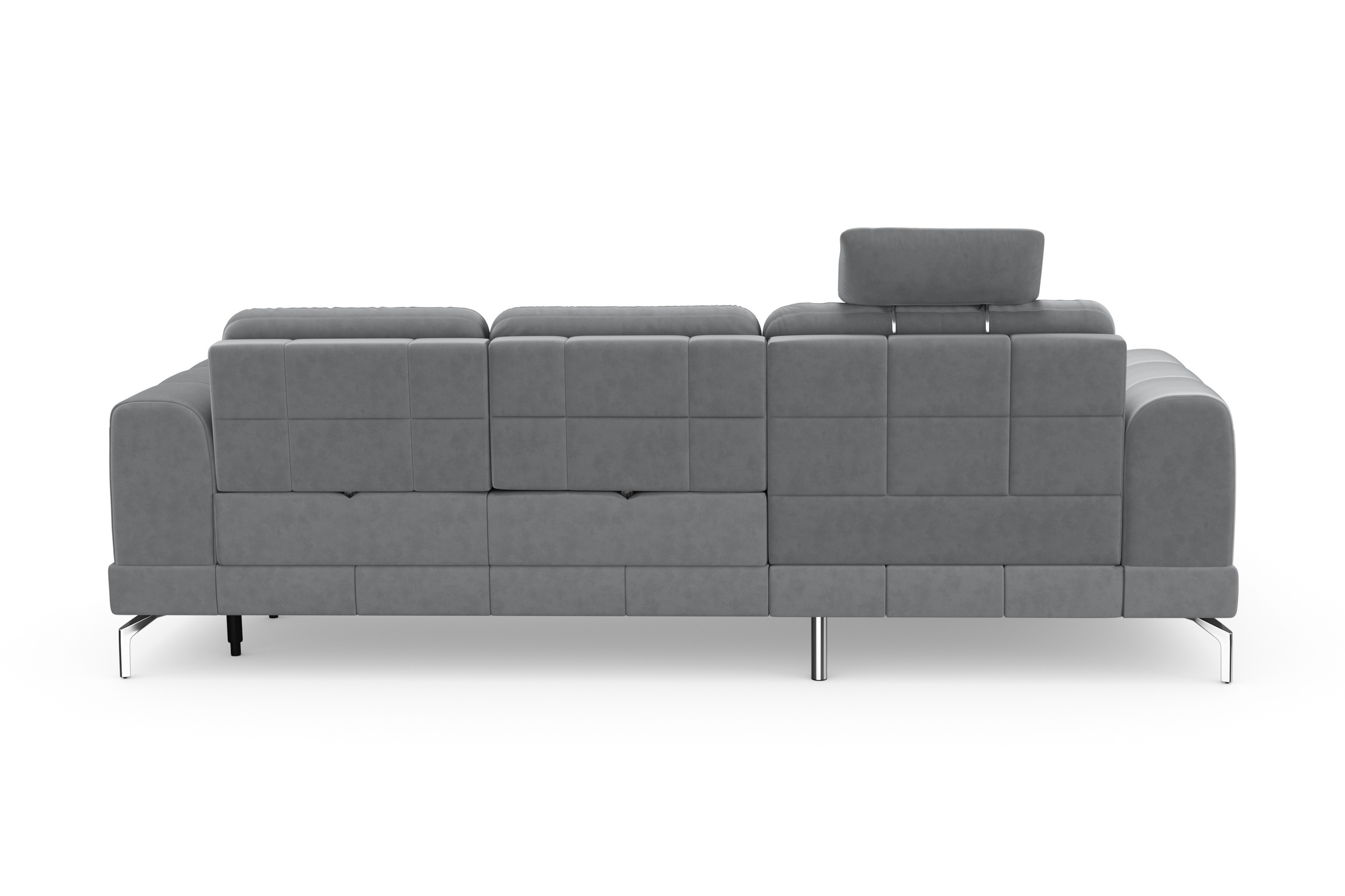 sit&more Ecksofa »Bendigo L-Form«, inklusive Sitztiefenverstellung, Bodenfreiheit 15 cm, 2 Fußfarben