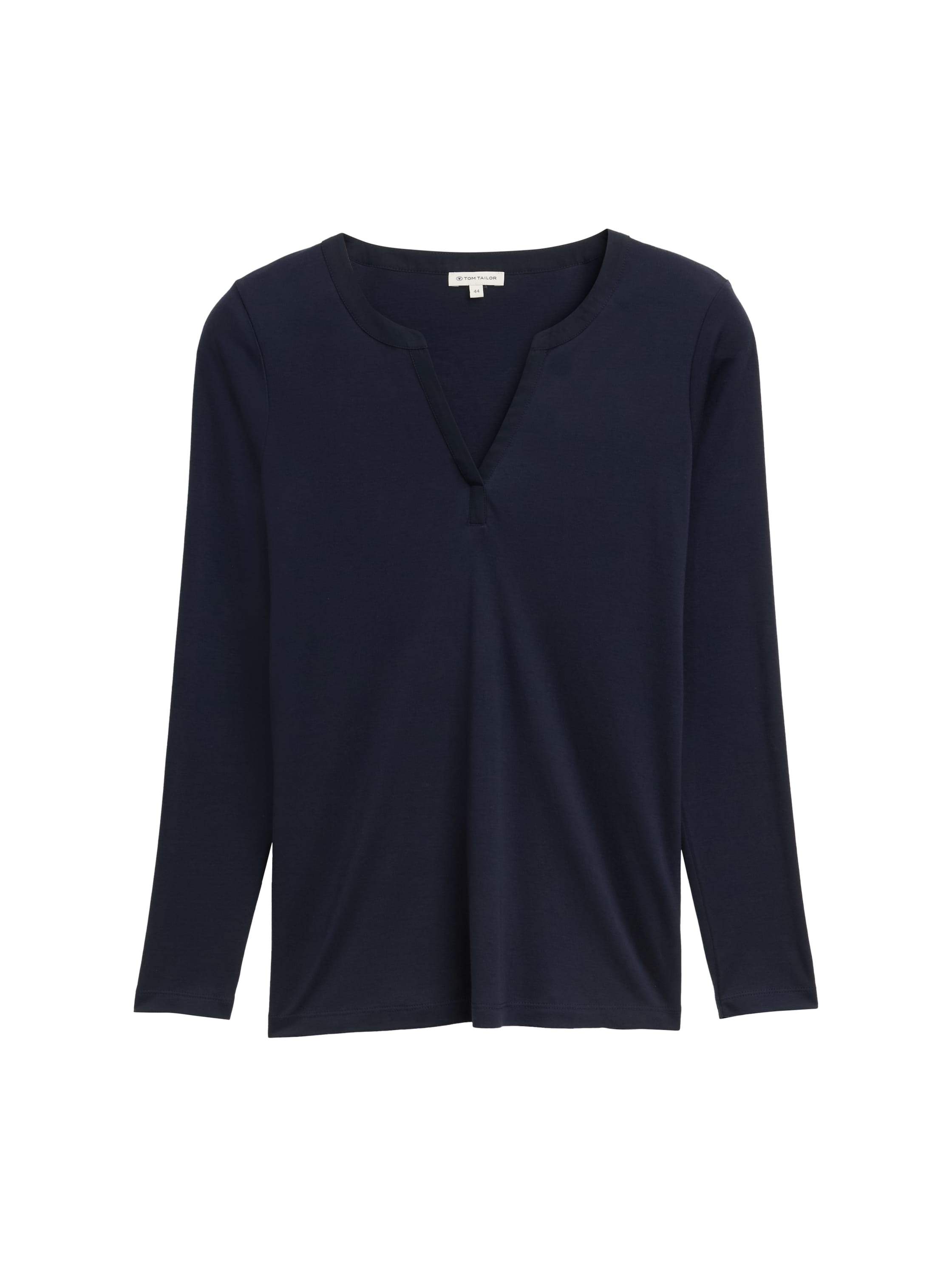 TOM TAILOR PLUS T-Shirt, mit Henley Ausschnitt