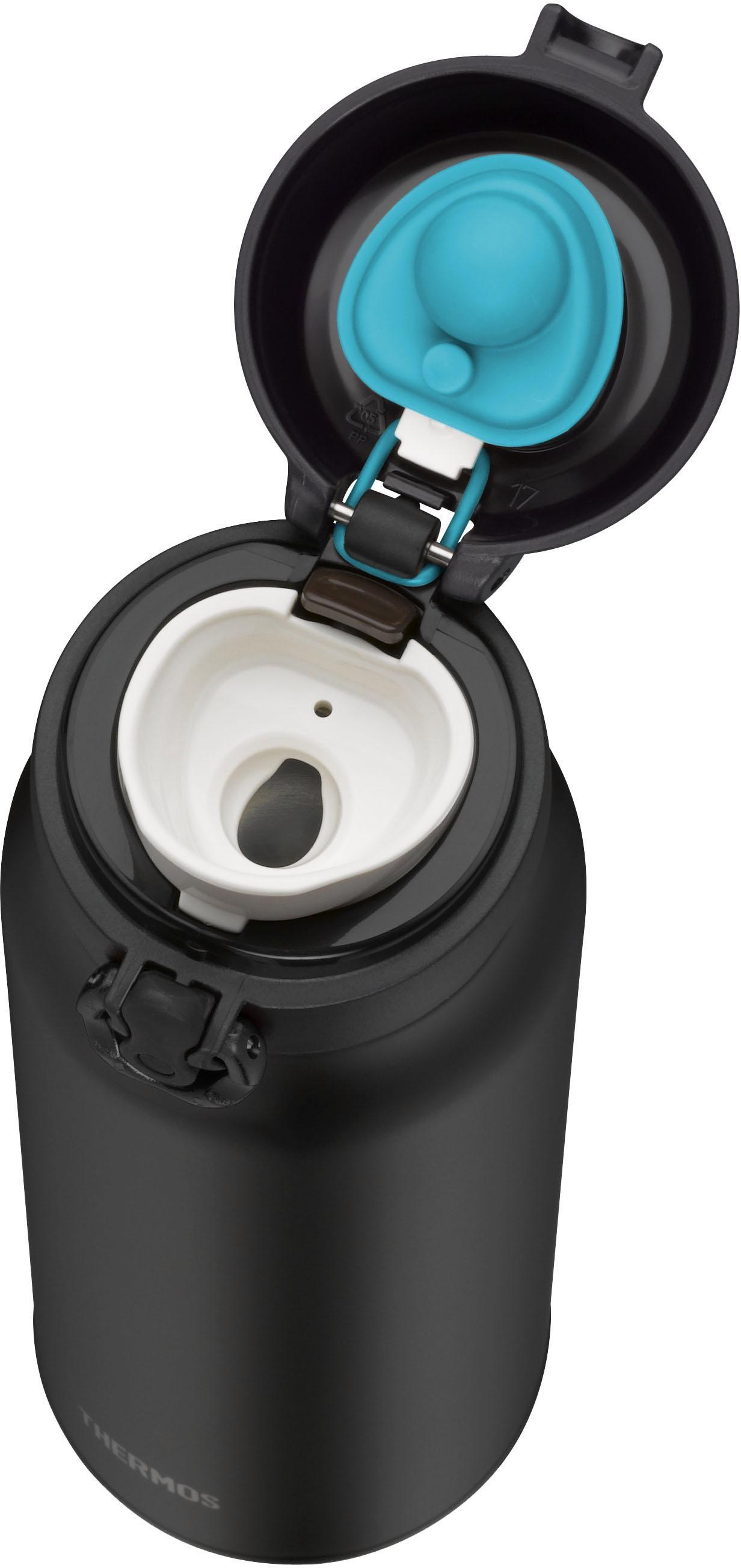 THERMOS Thermoflasche »Ultralight black«, (1 tlg.), ideal für den Alltag, aus Edelstahl